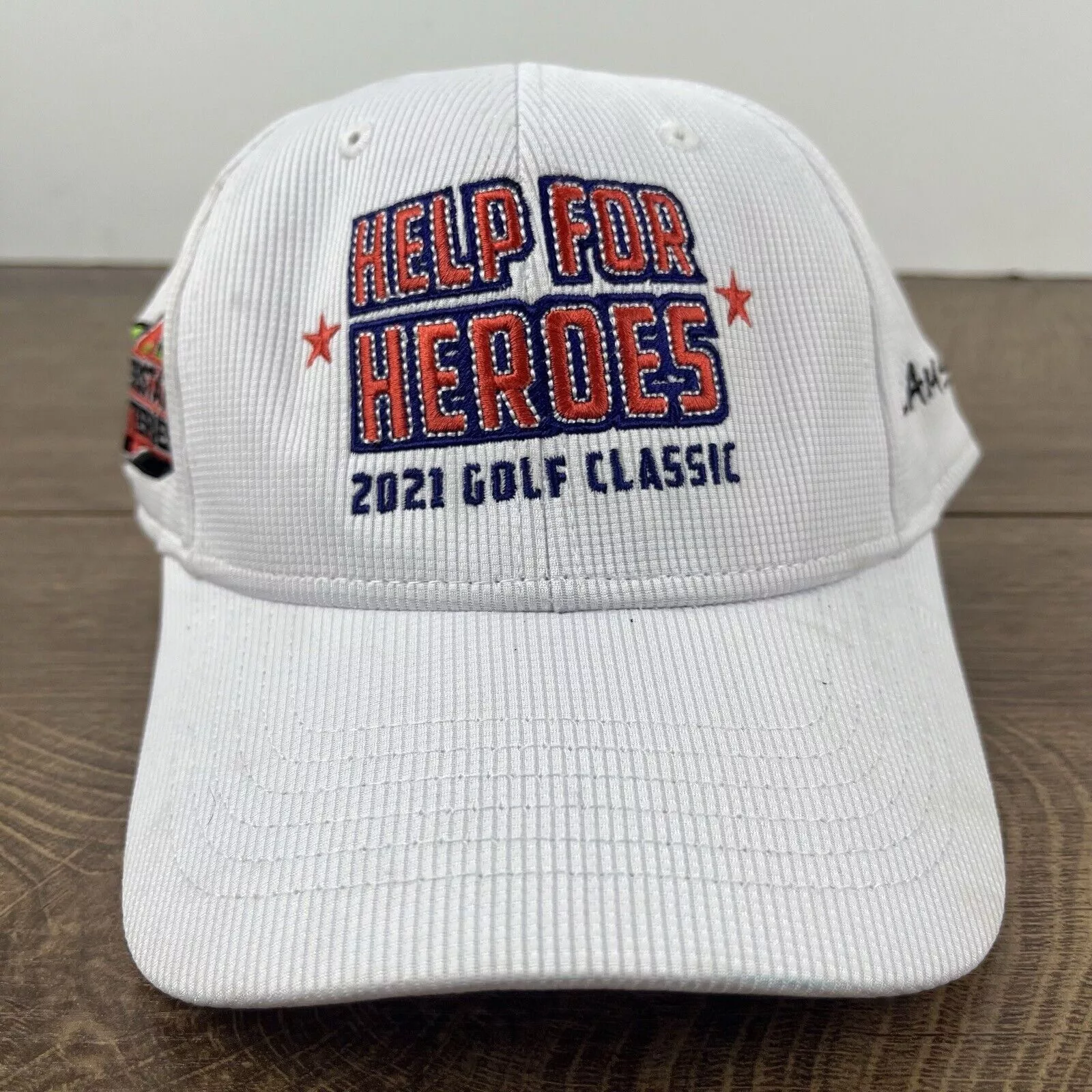 Other Hats Other Help for Heroes Hat 2021 Golf Classic Hat White Cap Hat Adju