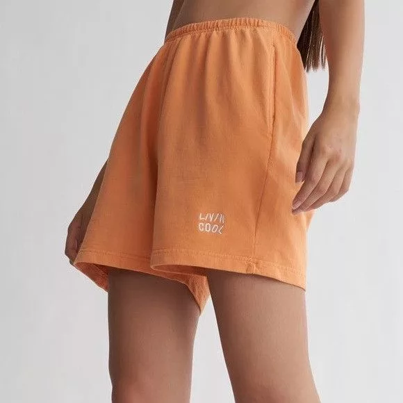 Designer Shorts Designer NWT LIVIN COOL ESSENTIAL ORANGE SHORTS SZ SMALL S