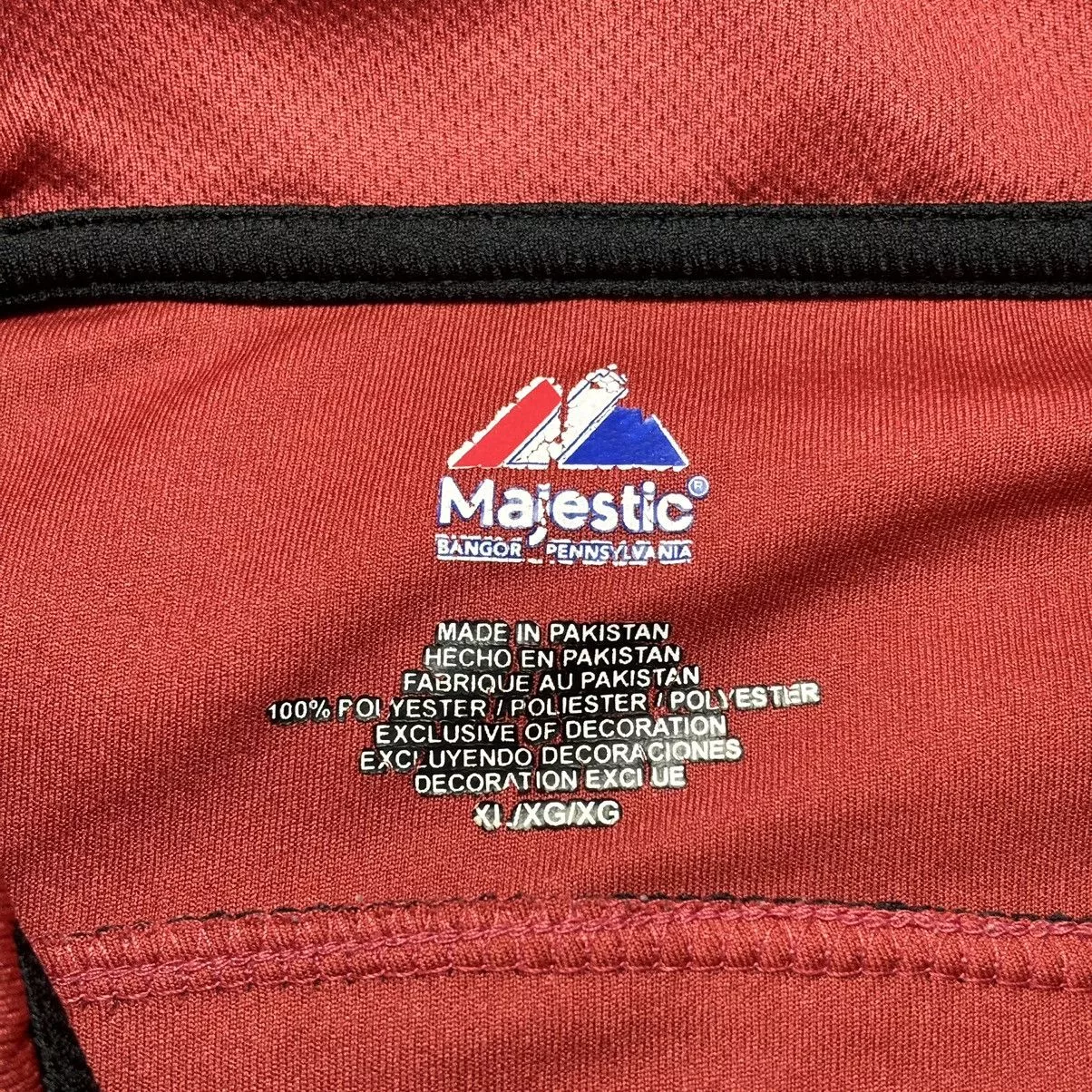 Majestic Polos Majestic Arizona Diamondbacks red /black polo