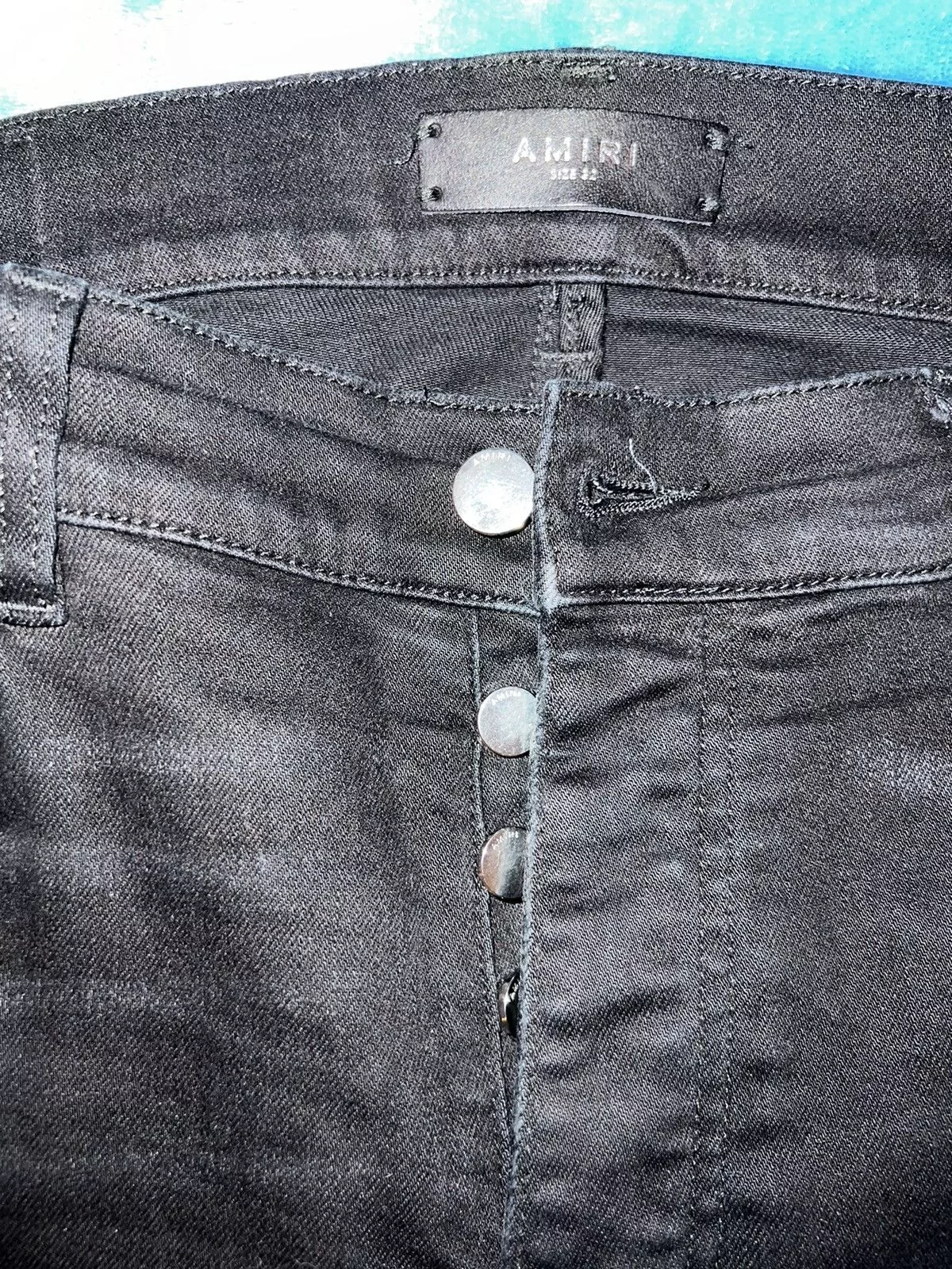 Amiri Denim Amiri jeans Black