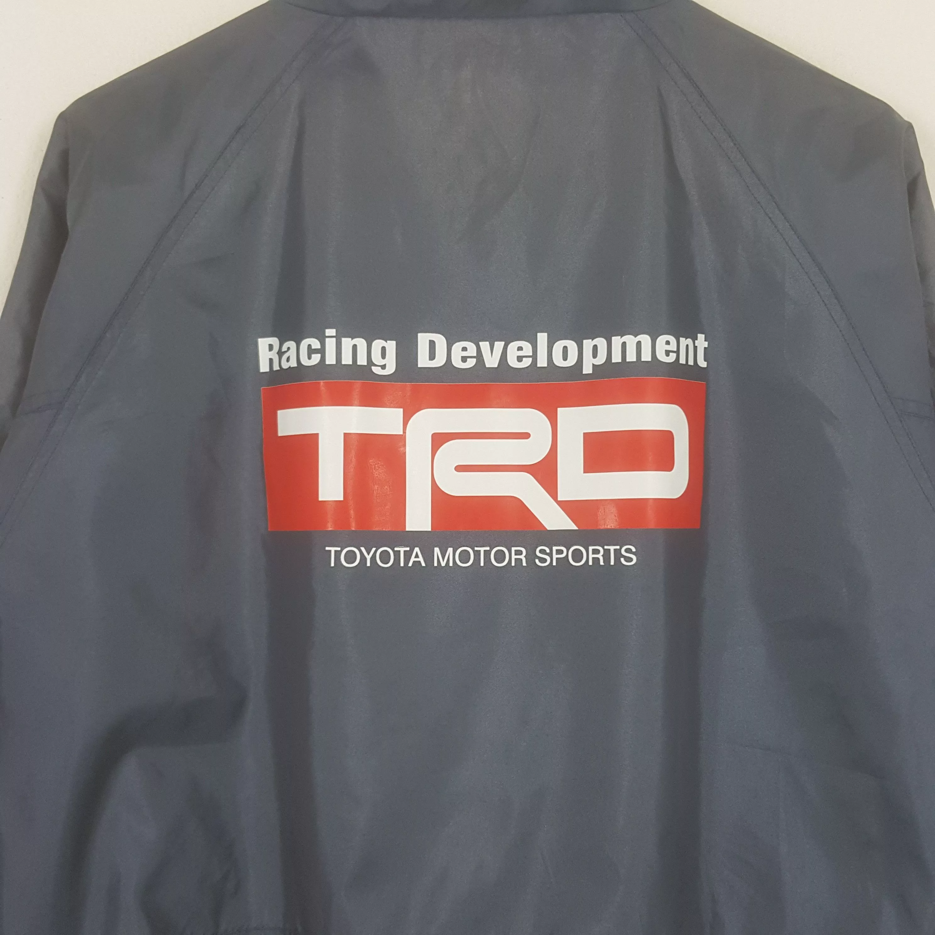 Japanese Brand Light Jackets Japanese Brand × Vintage Vintage TRD Racing Development Toyota Team Bombers Jacket Blue