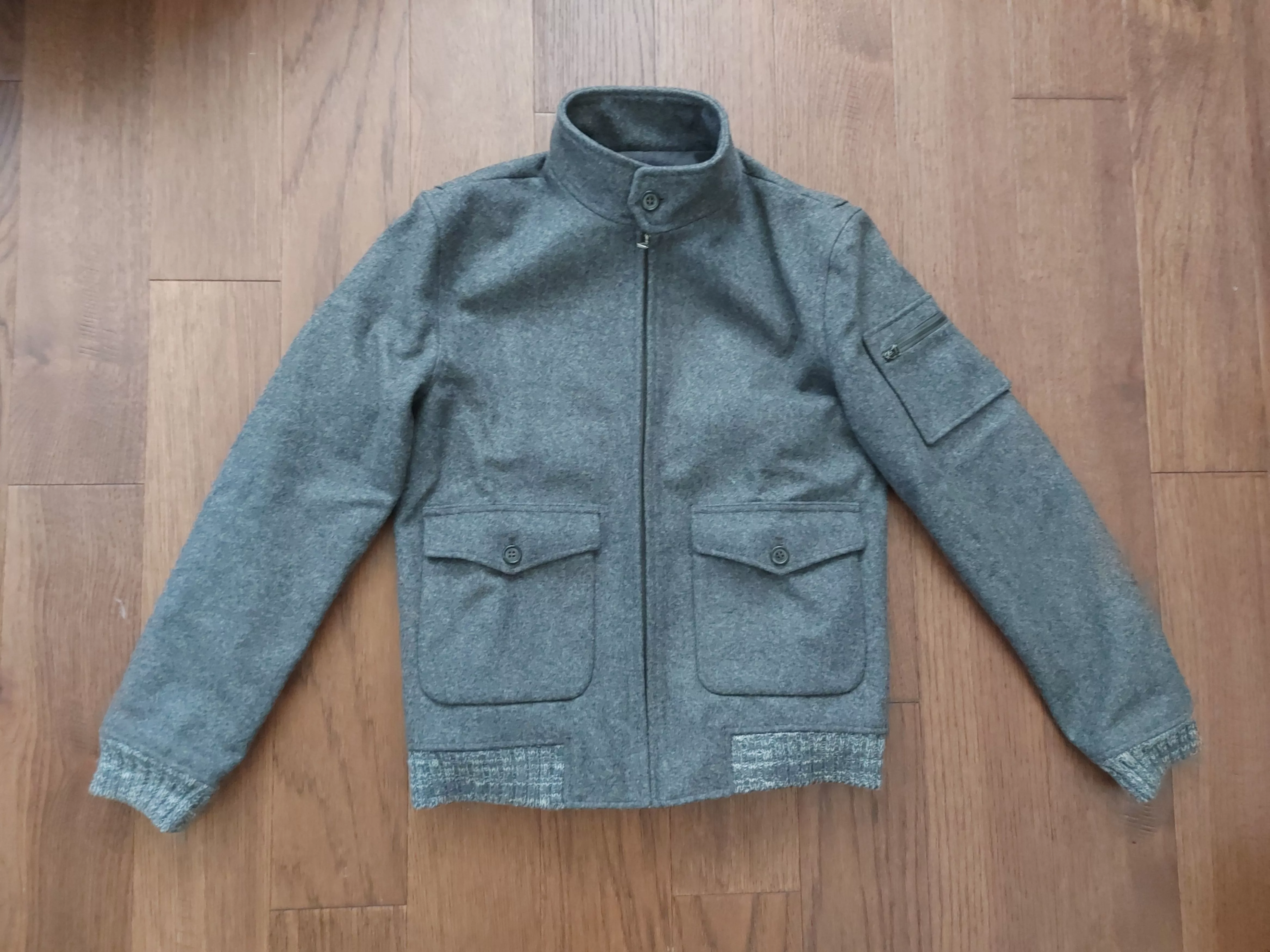 A.P.C. Bombers A.P.C. APC wool bomber jacket Gray