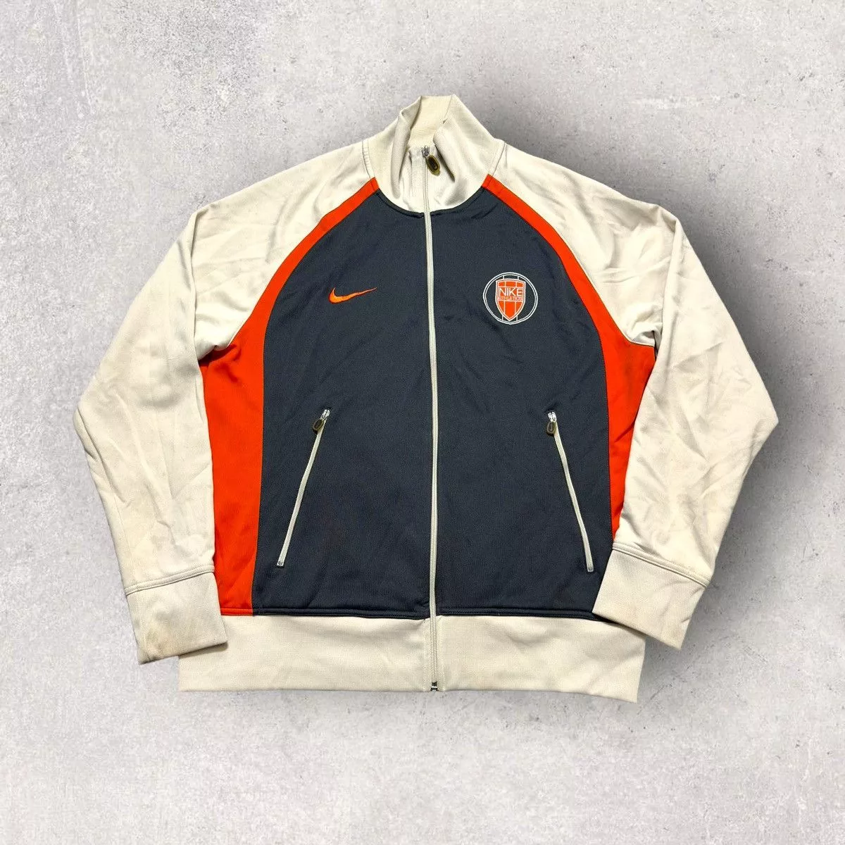 Nike Light Jackets Nike × Vintage Vintage Nike track jacket Gray