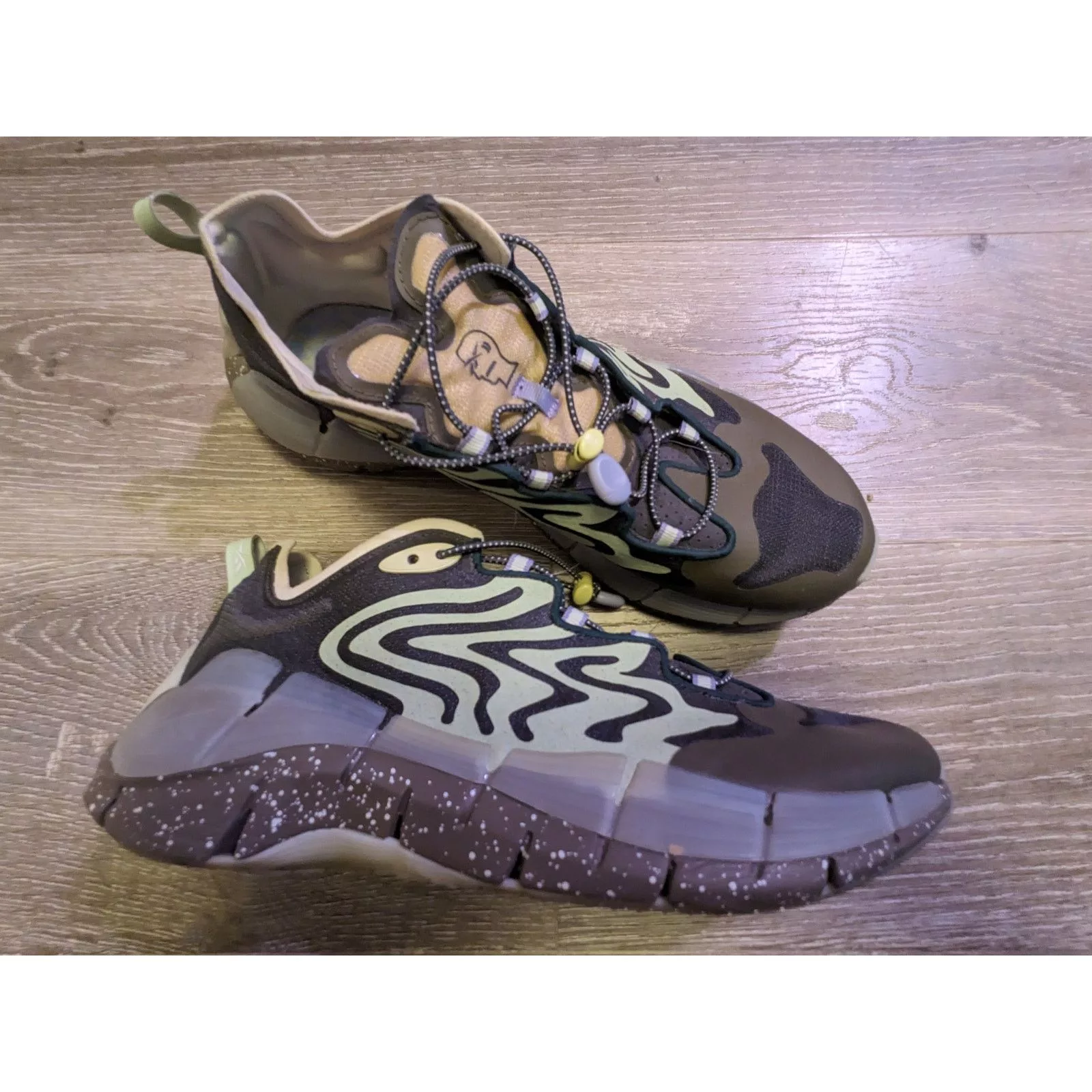 Brain Dead Low Top Sneakers Brain Dead Braindead Reebok Zig Shoes Gray