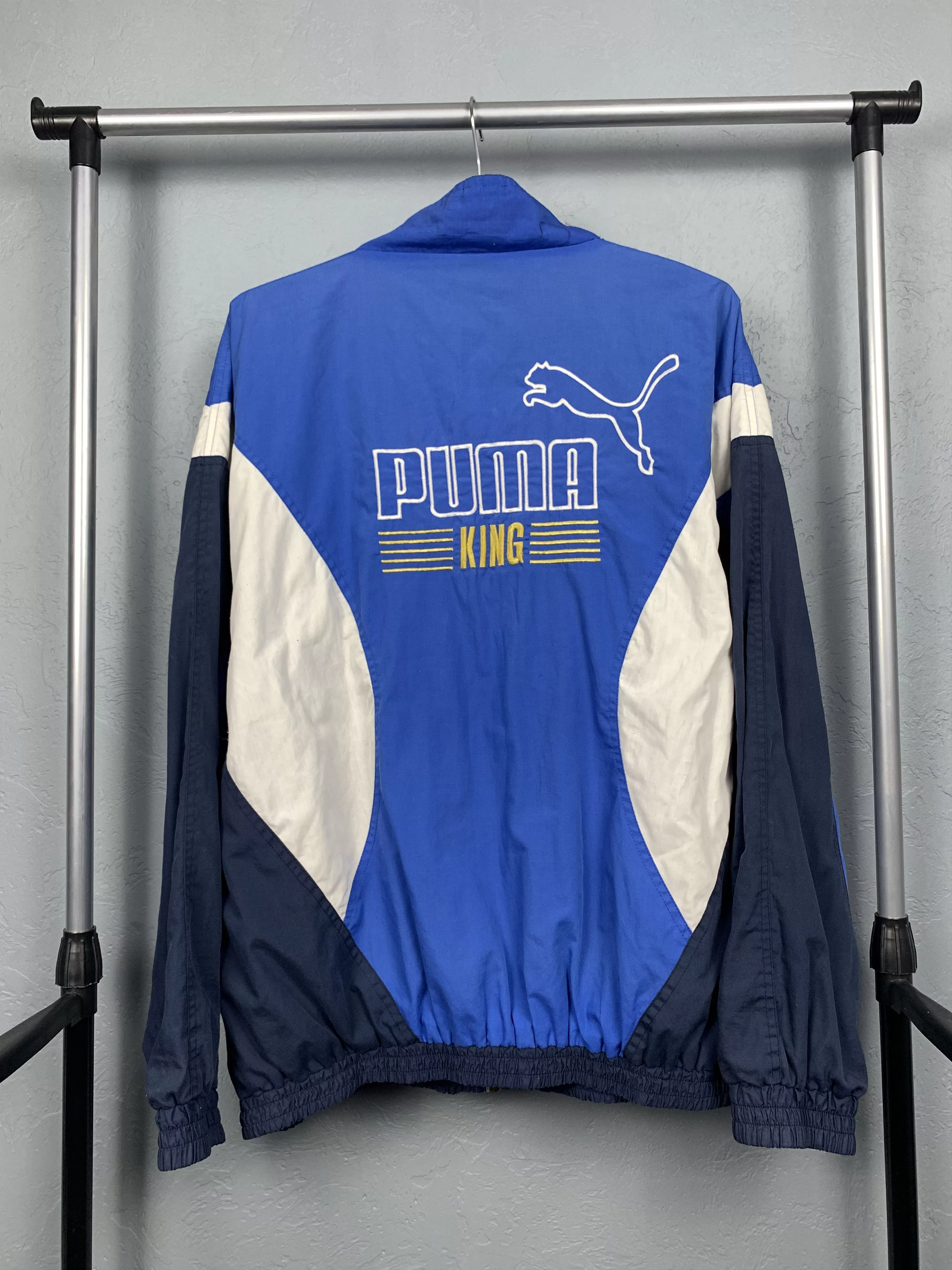 Puma Light Jackets Puma King 90s Vintage Track Top Nylon Jacket Multi