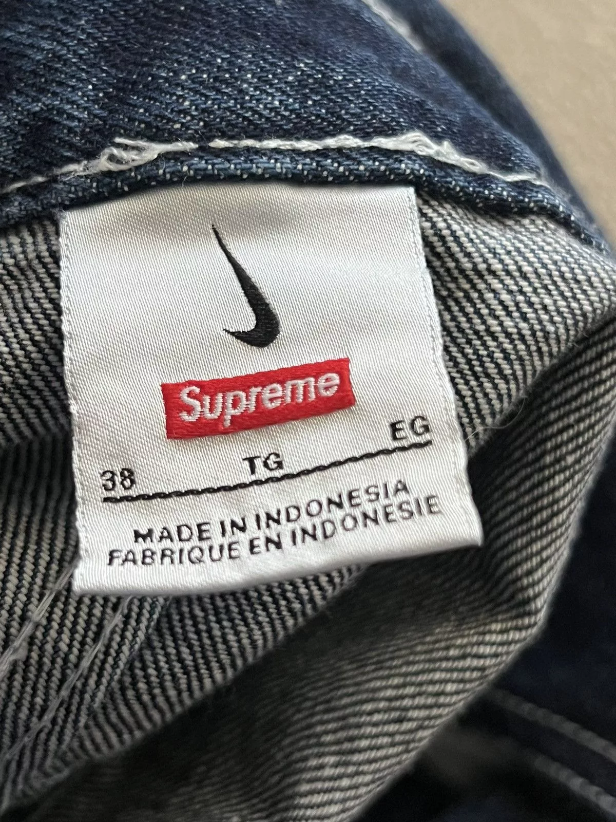 Nike × Supreme Supreme x Nike Denim Short 'Indigo' Blue