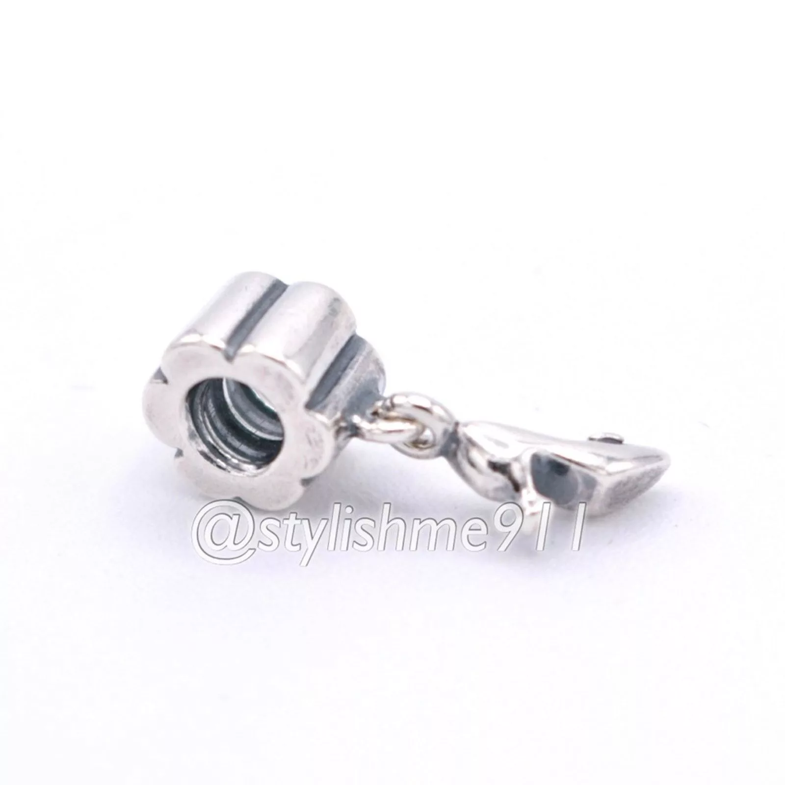 pandora Charms Authentic PANDORA Stiletto Shoe Charm - 790420 Silver
