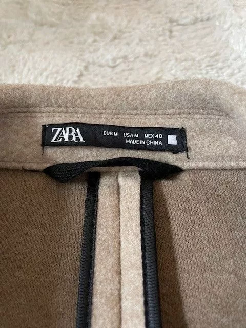 Zara Heavy Coats Zara Collar Trench Coat (Size M) Brown