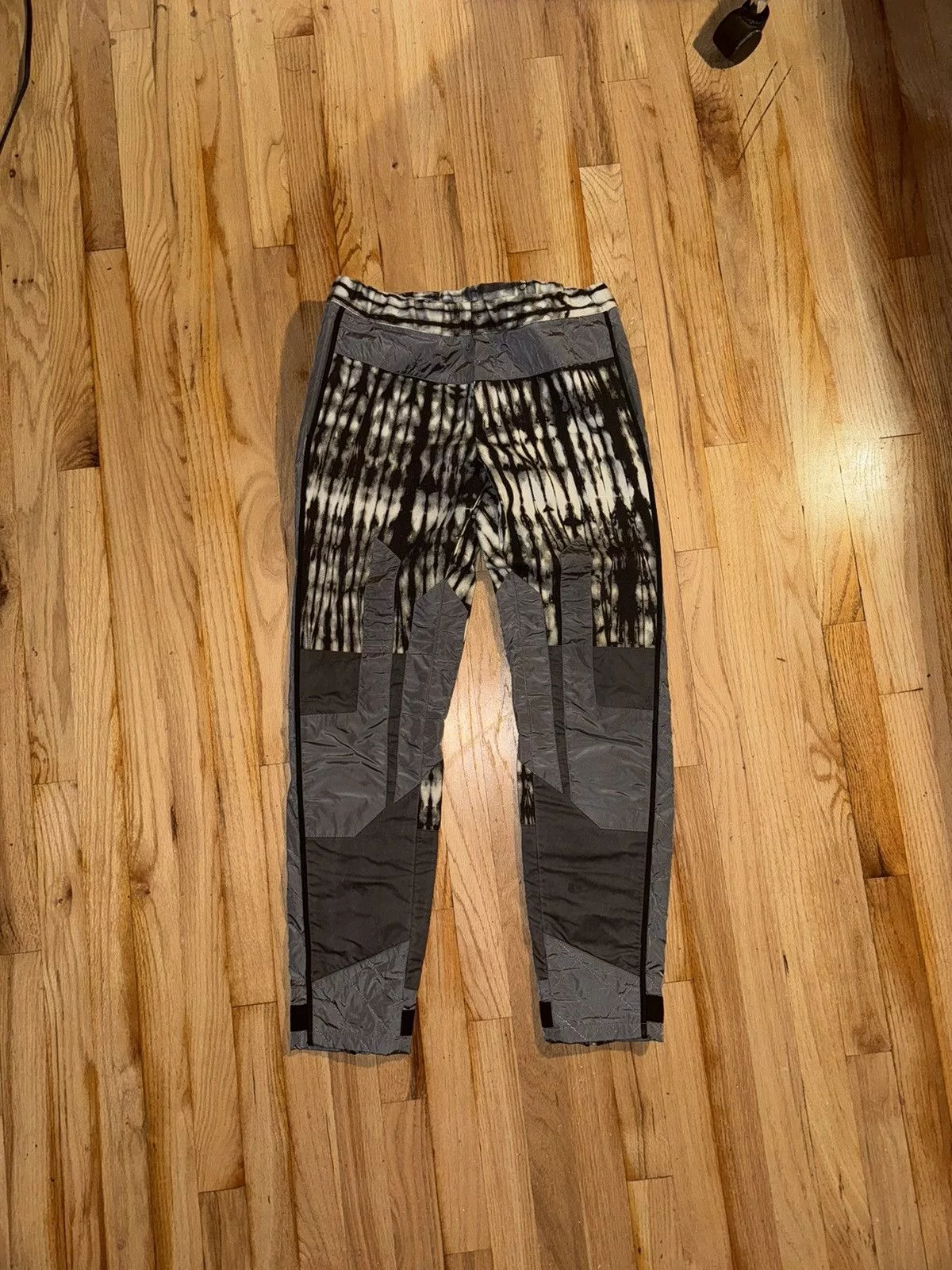 Dries Van Noten Denim Dries Van Noten Tie Dye Patch pants FW14 Gray