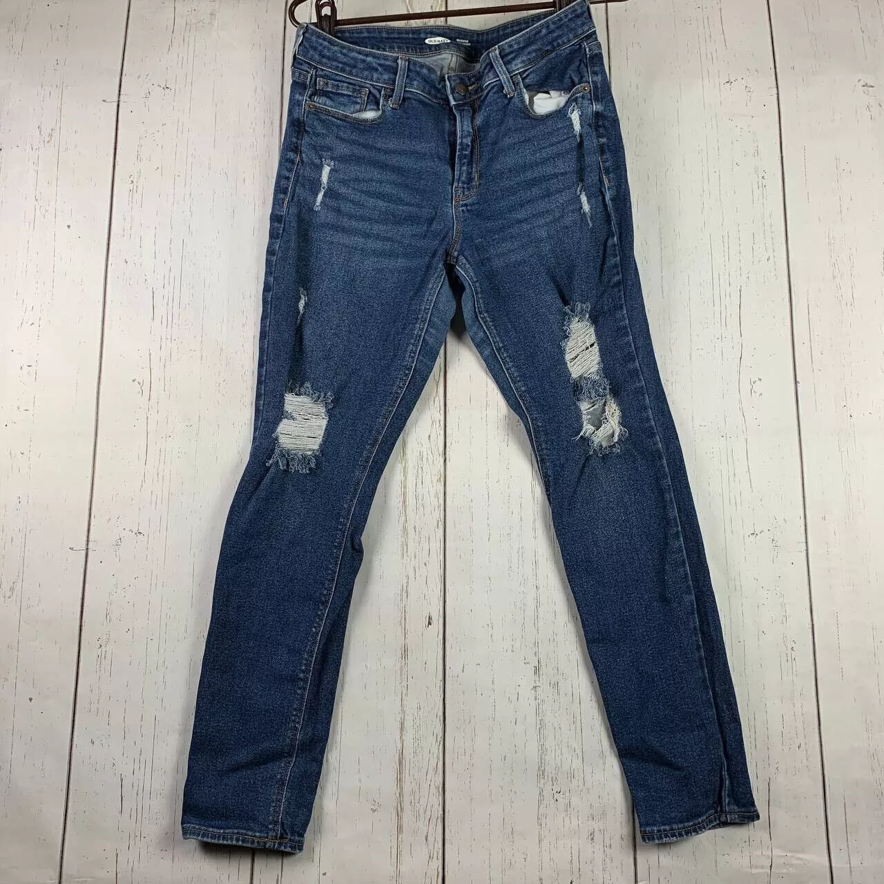 Old Navy Jeans Old Navy 30.5x27 Mid Rise Skinny Stretch Jeans Pants Women Blue