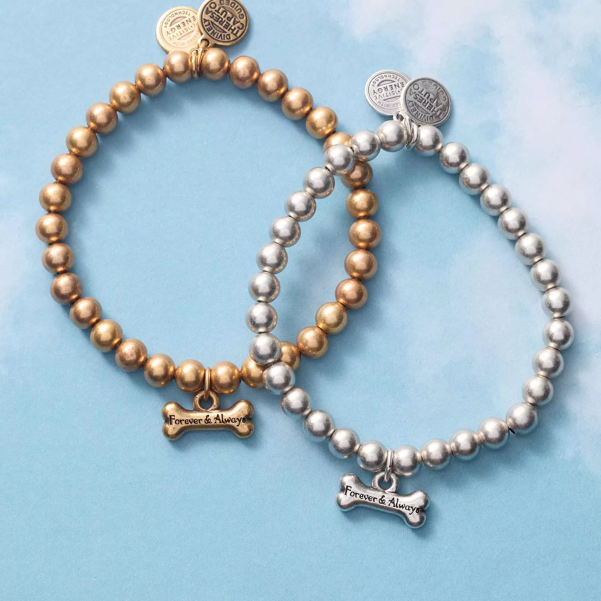 Forever & Always Bone Stretch Bracelet