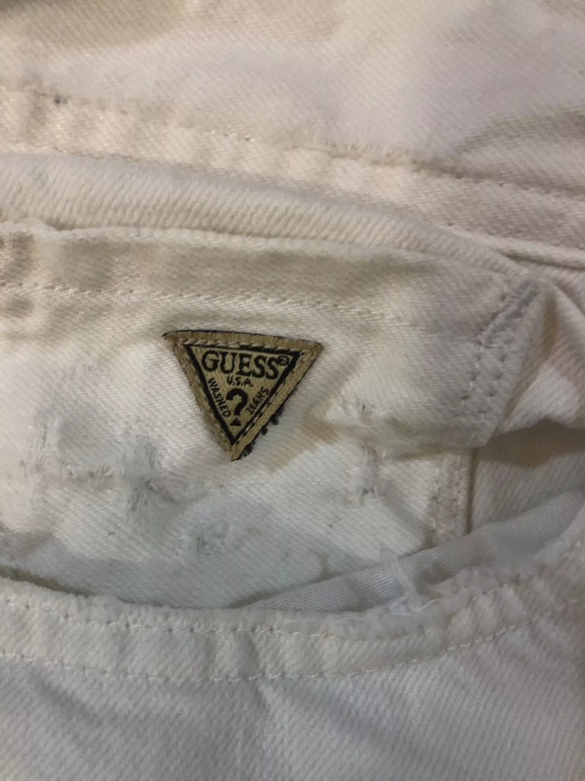 Guess Denim Guess Distressed Denim jeans White