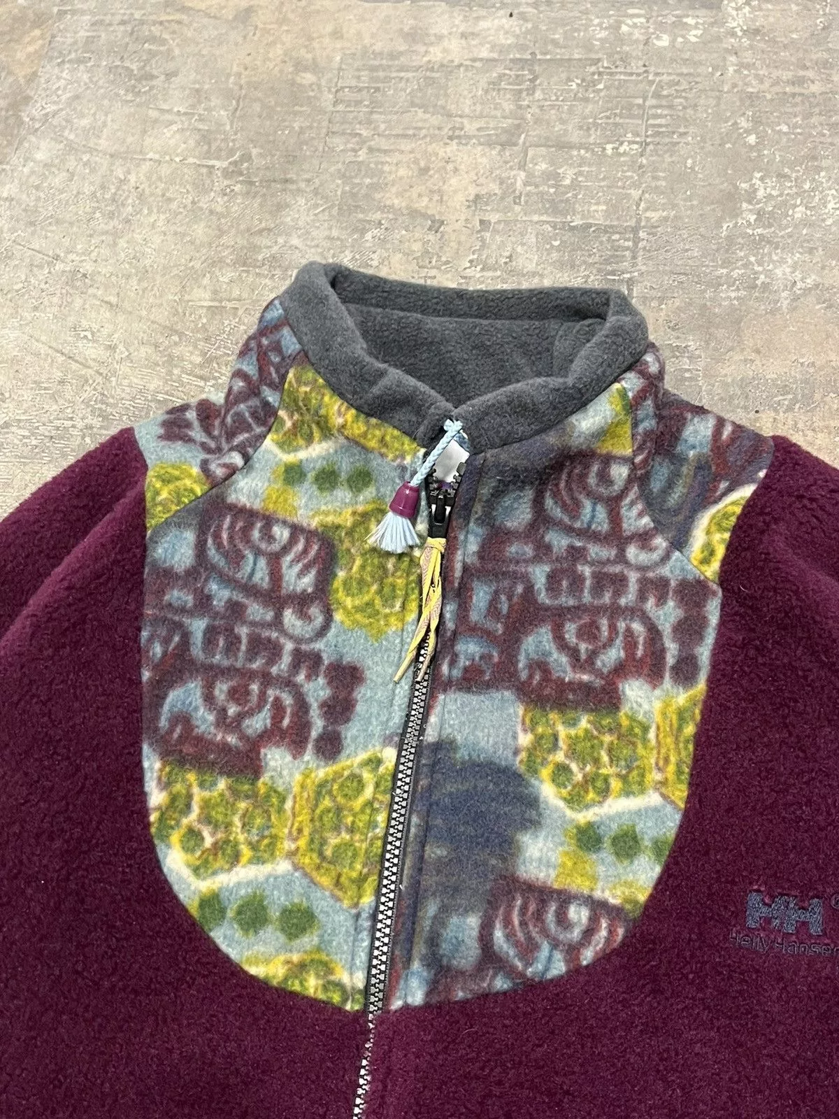 Helly Hansen Light Jackets Helly Hansen × Vintage Helly Hansen deep pile fleece rare color way hype gorpcore Purple Streetwear