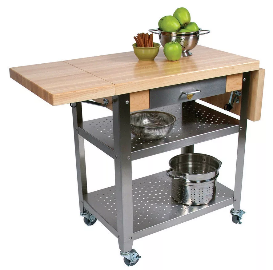 Cucina Elegante - Two Wings Cart w/Drawer