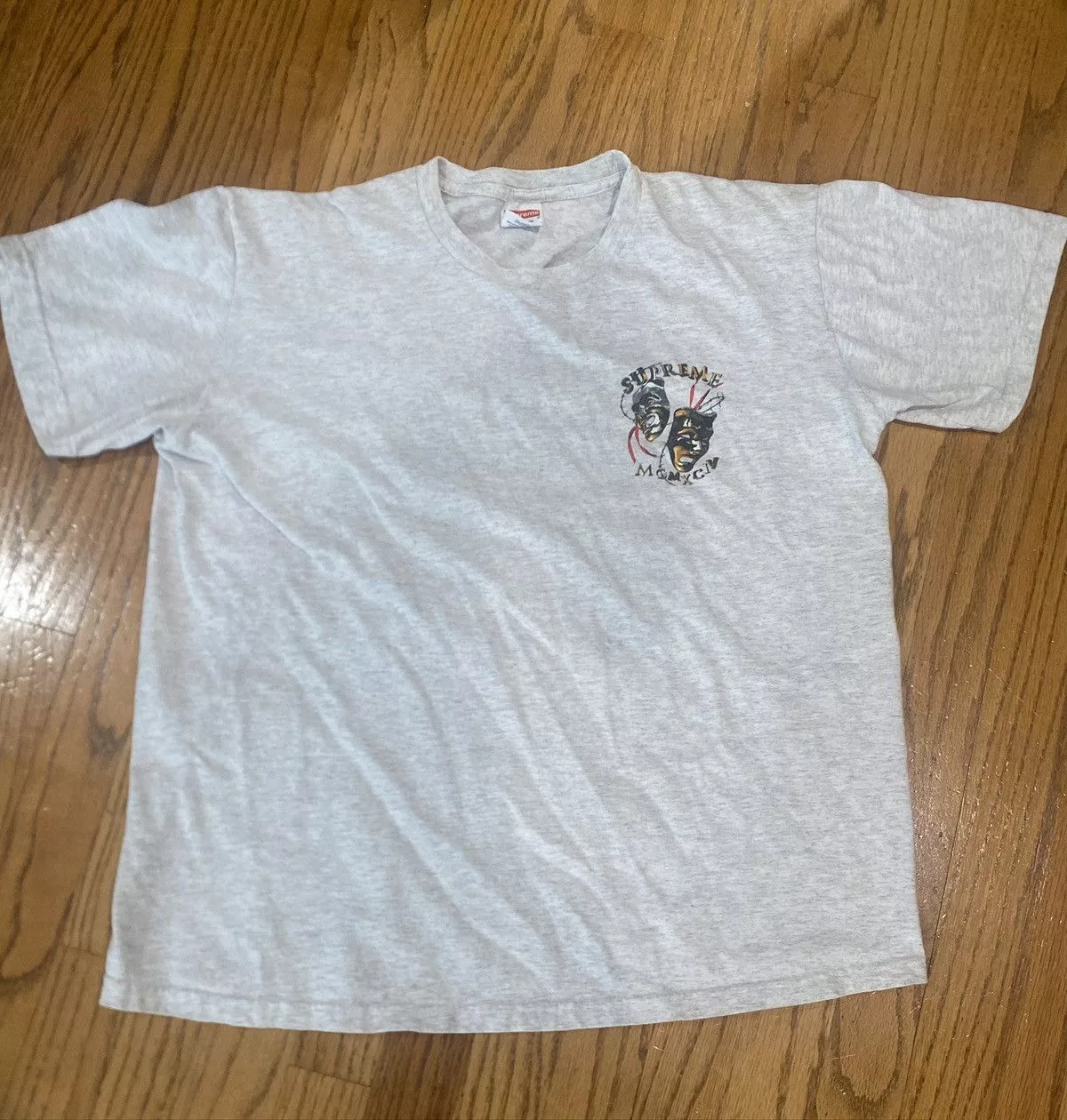 Supreme Short Sleeve T Shirts Supreme tee Gray