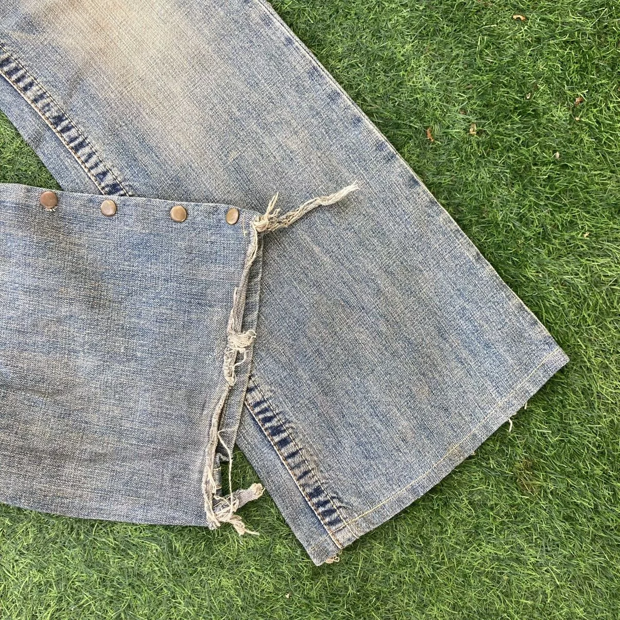 Vanquish Denim VANQUISH BOOTCUT RIPED STYLE JEANS Blue