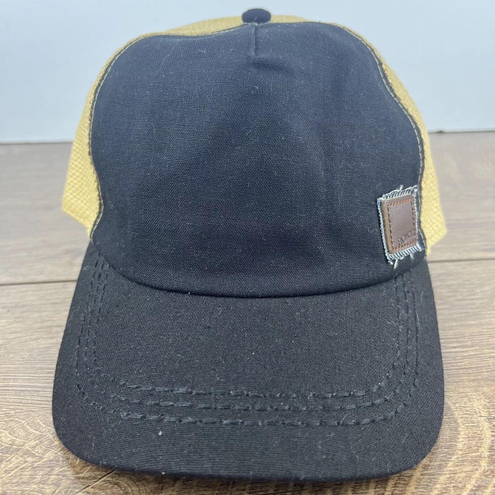 Other Hats Other Roxy Black Hat Adjustable Adult Size Black Hat Cap
