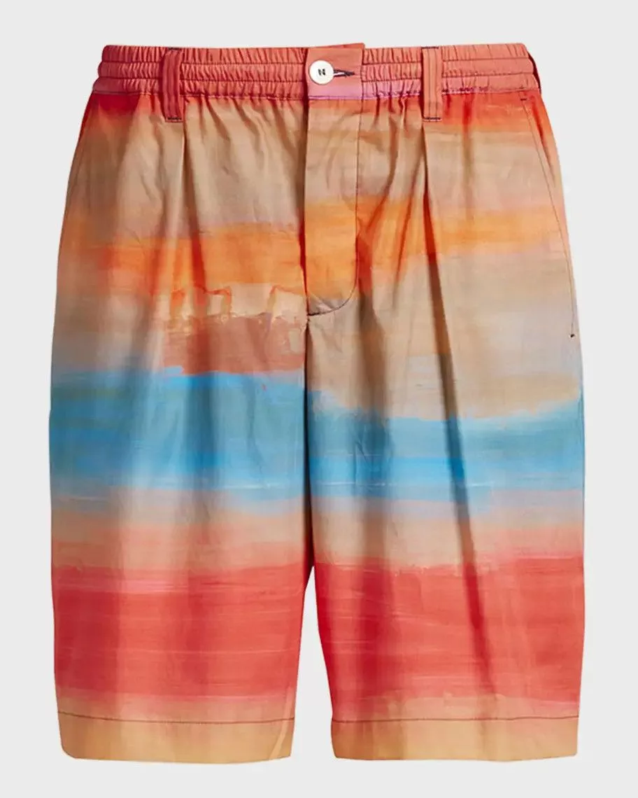 Marni Shorts Marni o1srvl11e0724 Cotton Shorts in Multicolor