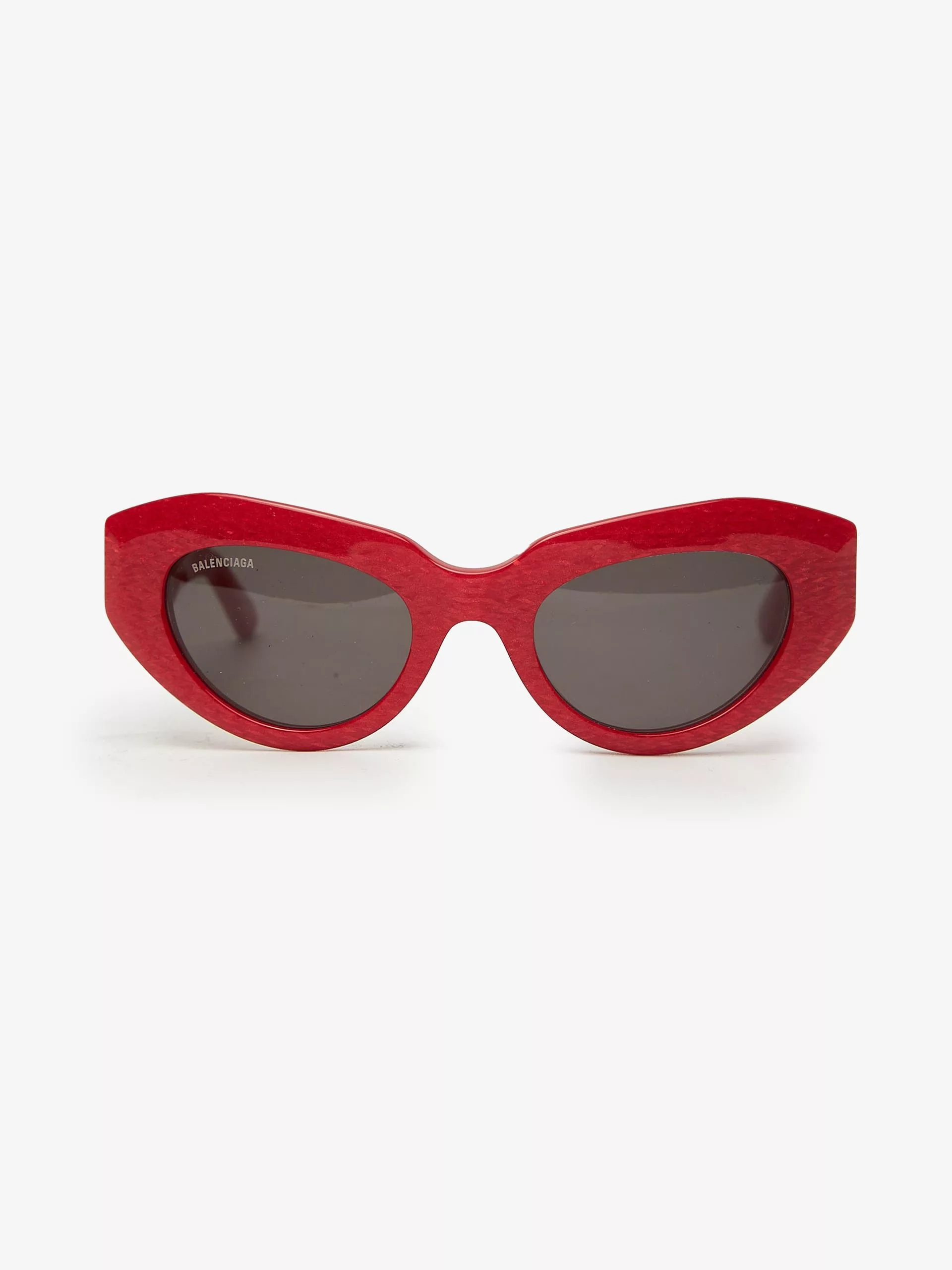 Balenciaga Glasses Balenciaga Red Shiny Sunglasses