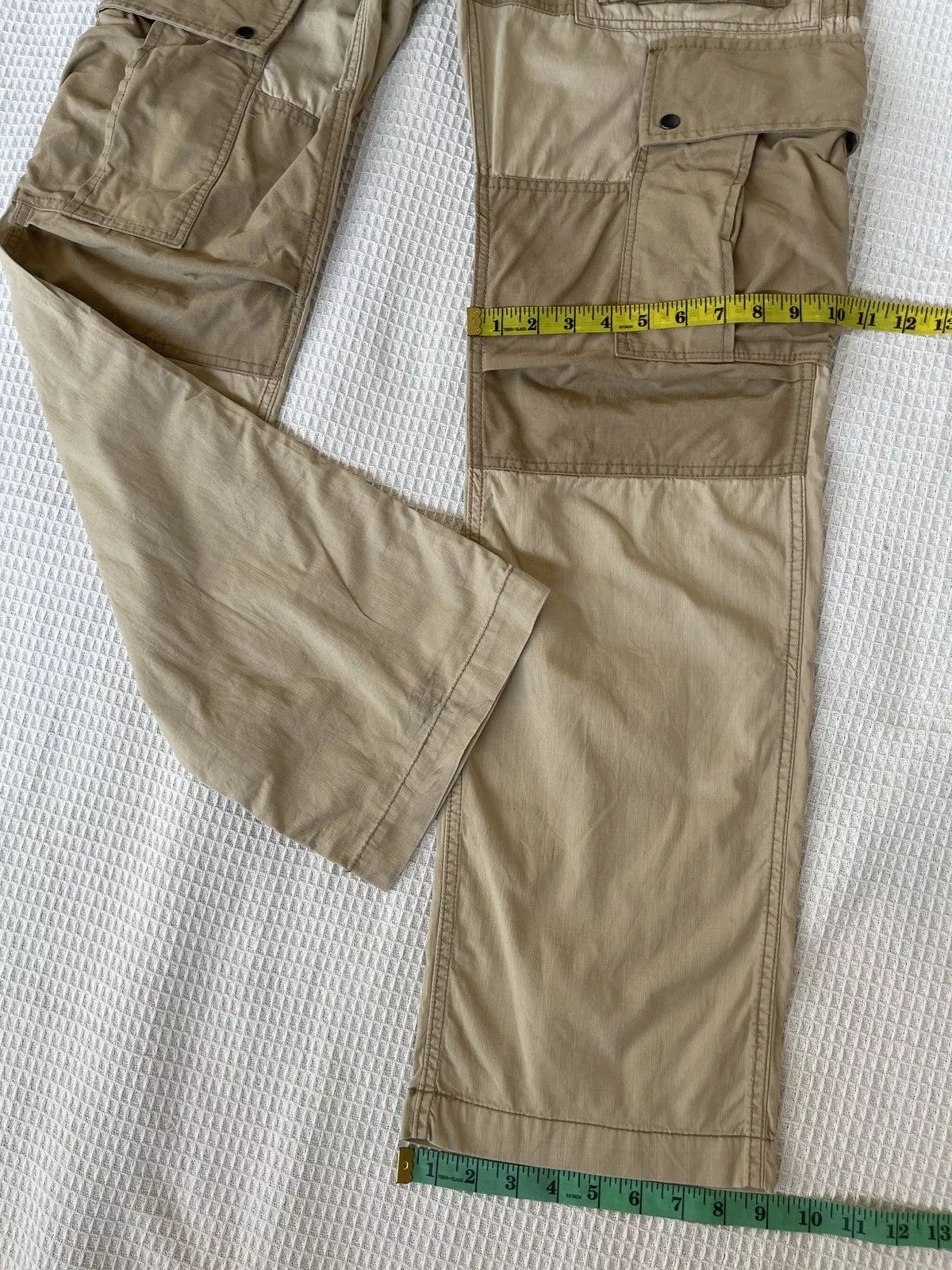 Buzz Rickson's Casual Pants Buzz Rickson's Vintage90s🔥AVIREX✖️EQUIPMENT🔥Patchworks Pocket Cargo Pants Beige Avant-Garde