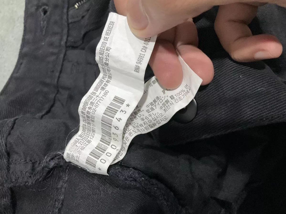 If Six Was Nine Denim If Six Was Nine × Japanese Brand Jeans Black Distressed Denim Single Zip Forever 21