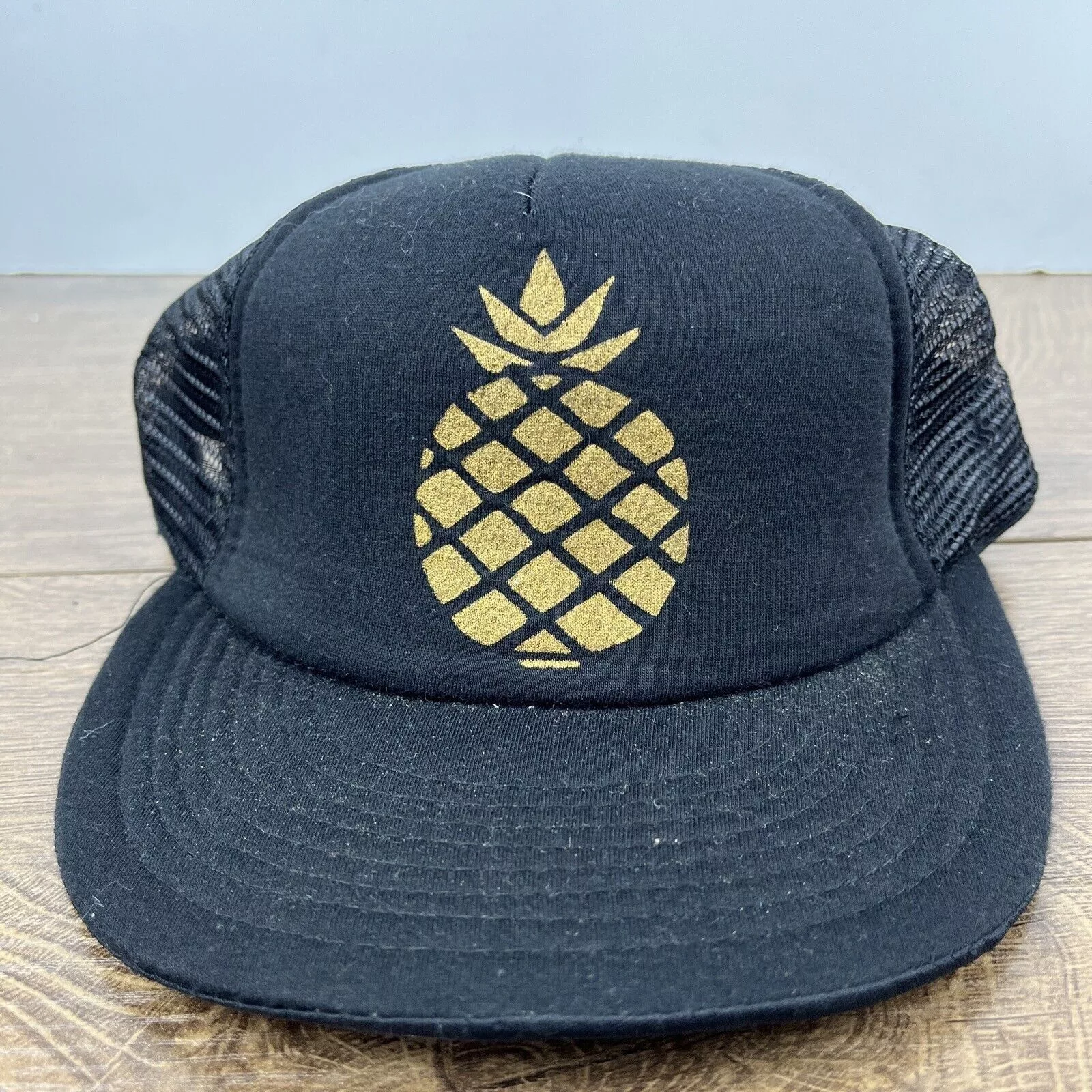 Other Hats Other Pineapple Hat Pineapple Hat Black Hat Adjustable Snapback Ad