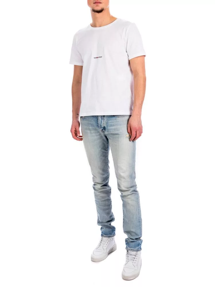 Saint Laurent Paris Denim Saint Laurent Paris o1s1wg110724 Skinny Fit Jeans in Light Blue