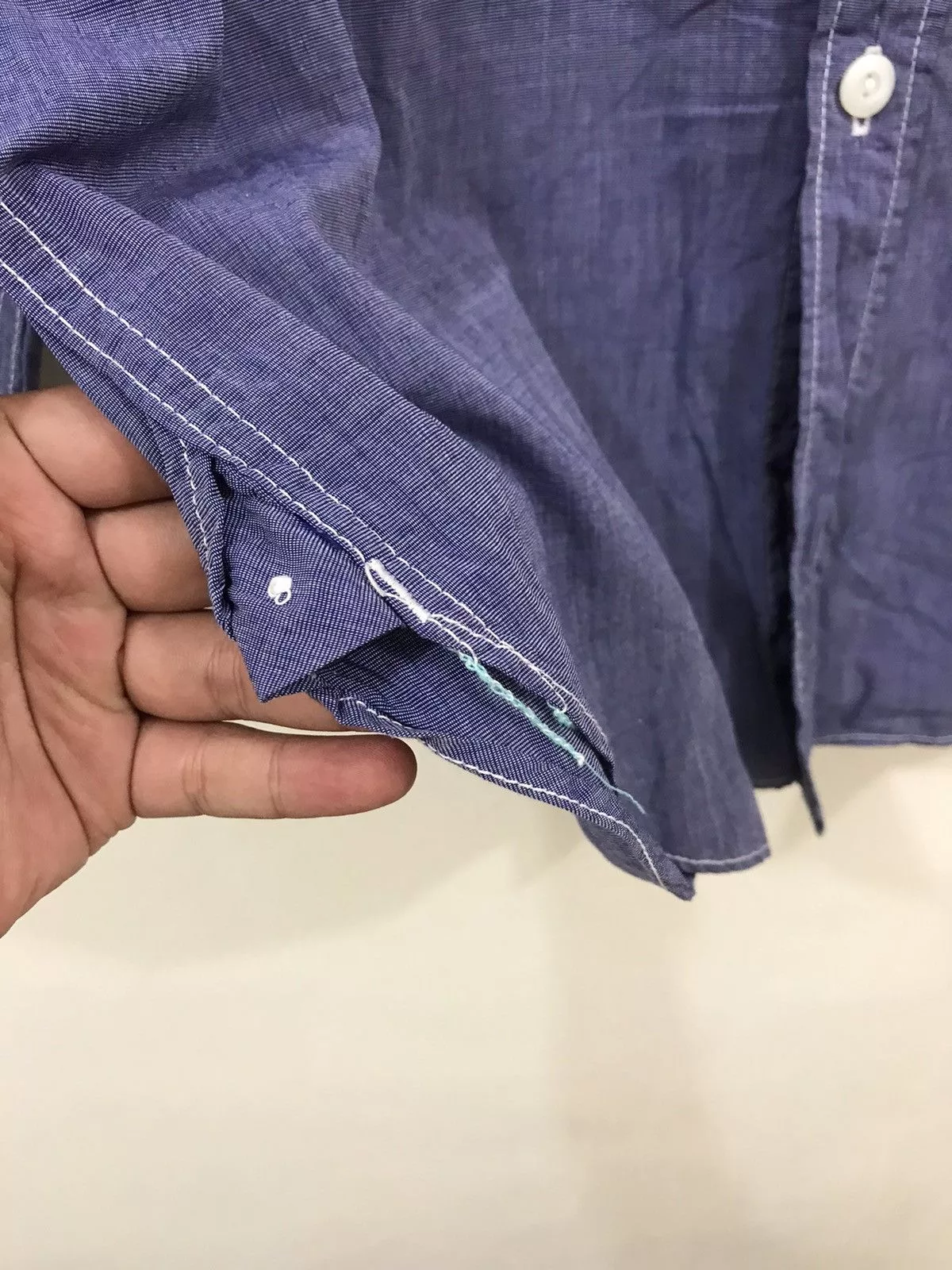 Post Overalls Shirts Button Ups Post Overalls Post Overall Shirt Blue