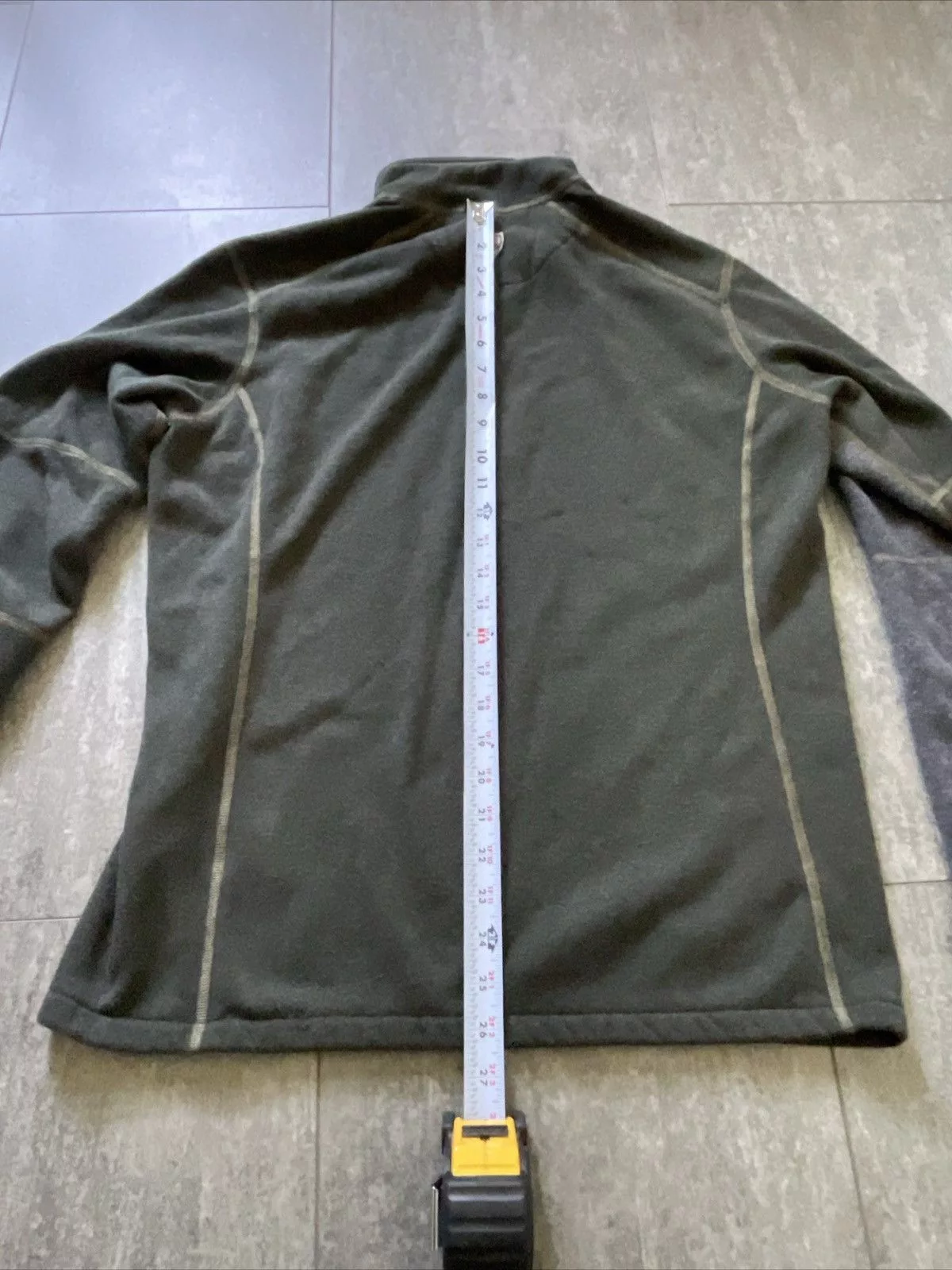 Kuhl Light Jackets Kuhl 1/4 Zip Fleece Pullover Green