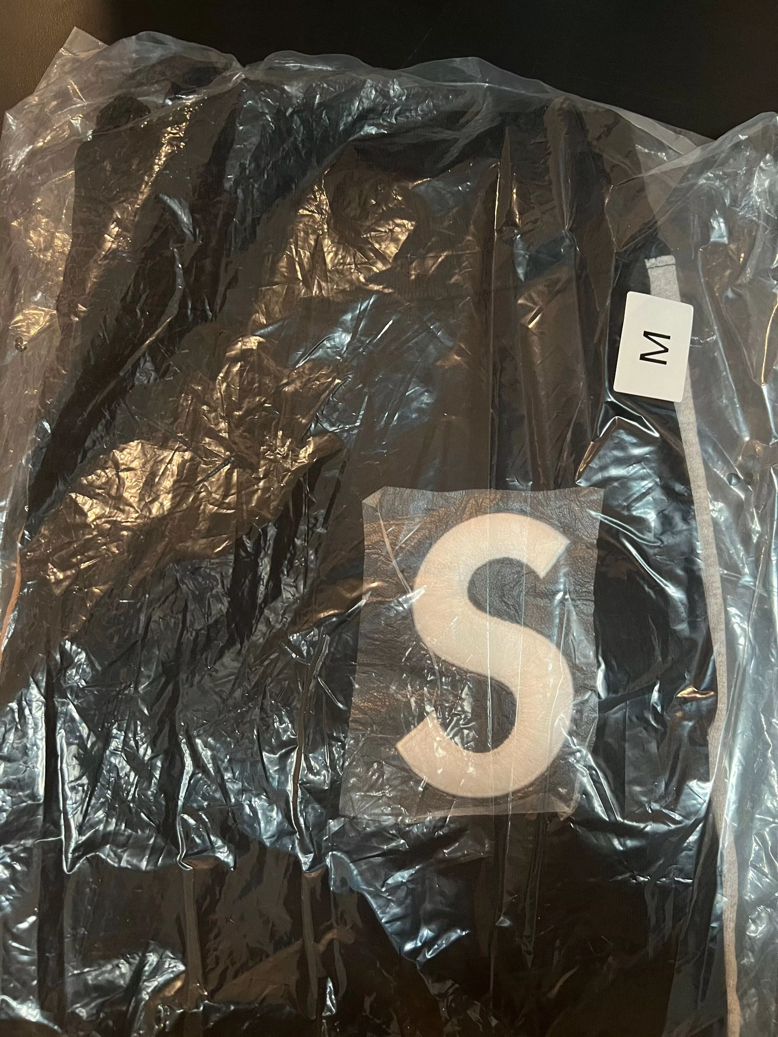 Supreme Shorts MEDIUM Supreme S Logo Colorblocked Sweatshort Black