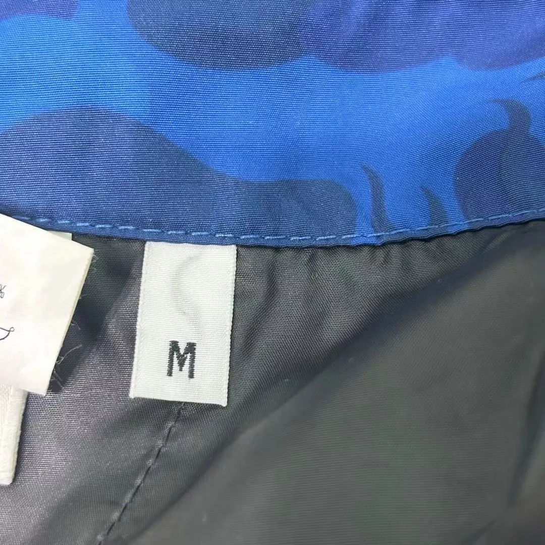 Bape Shorts Bape FIRE CAMO SHORTS Blue