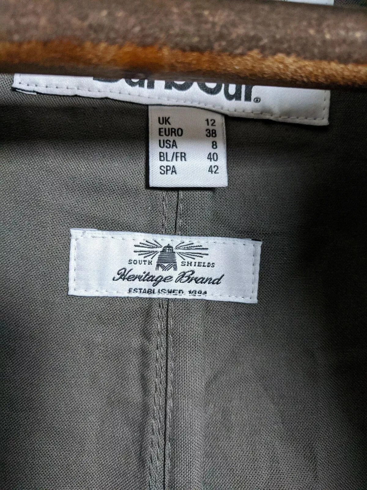 Barbour Rain Jackets Barbour Summer Solway Wax Jacket Size US8 Green