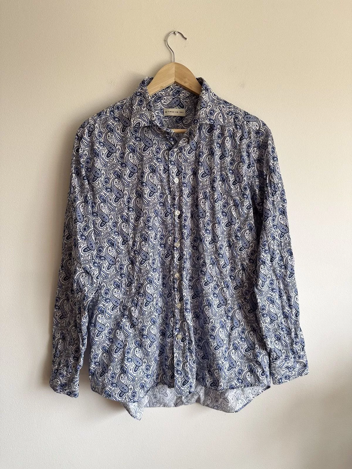 Etro Shirts Button Ups Etro patterned made in italy shirt great cotton White Vintage
