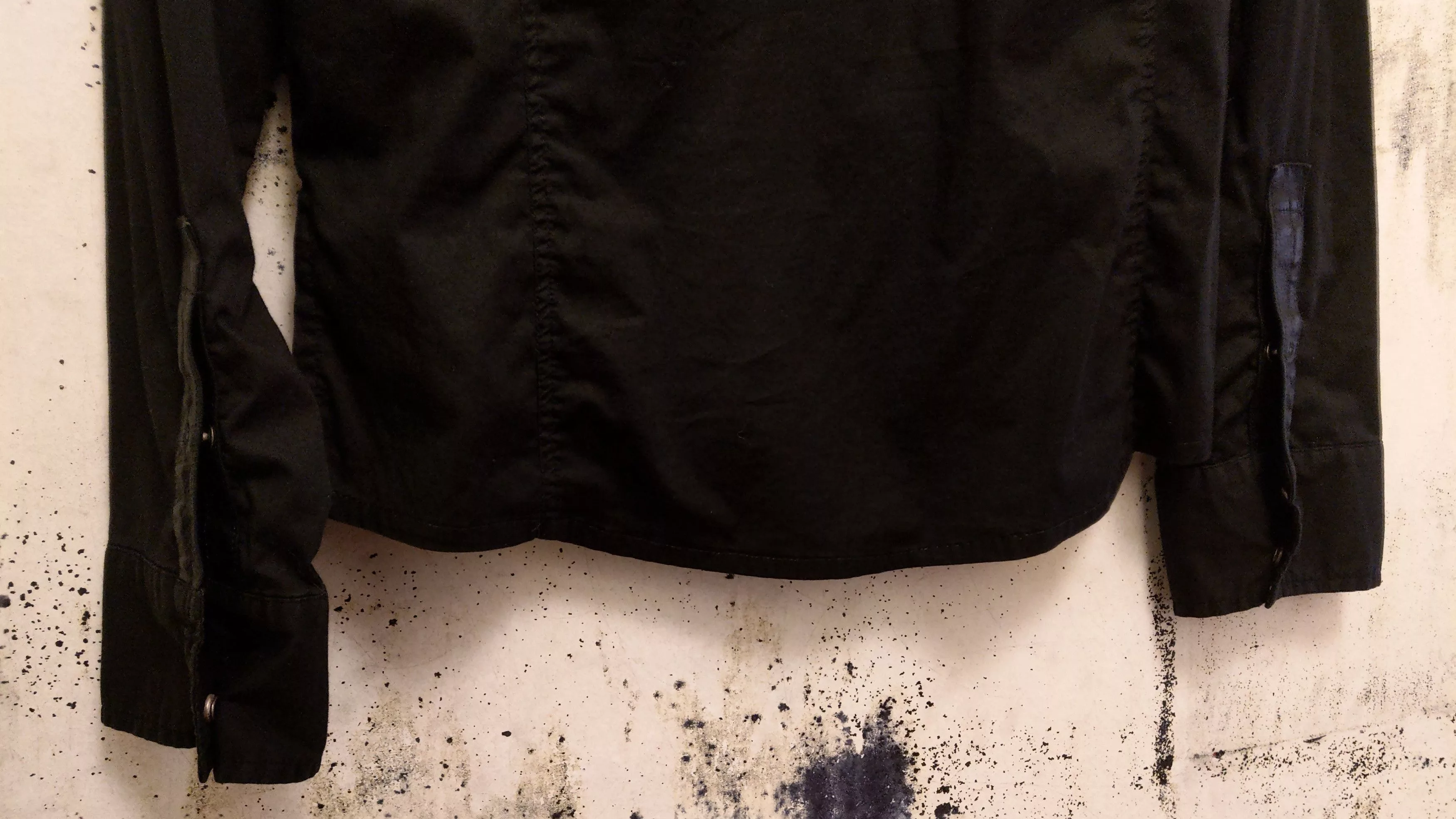 Dirk Bikkembergs Shirts Button Ups Dirk Bikkembergs Leather Goth Shirt 2012 Black