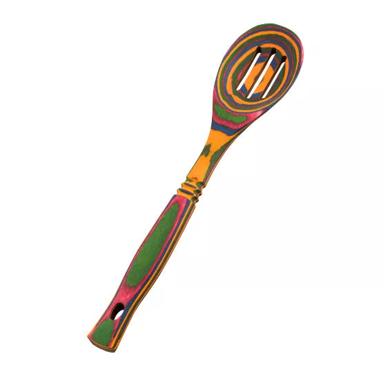 12" Rainbow Pakka Slotted Spoon