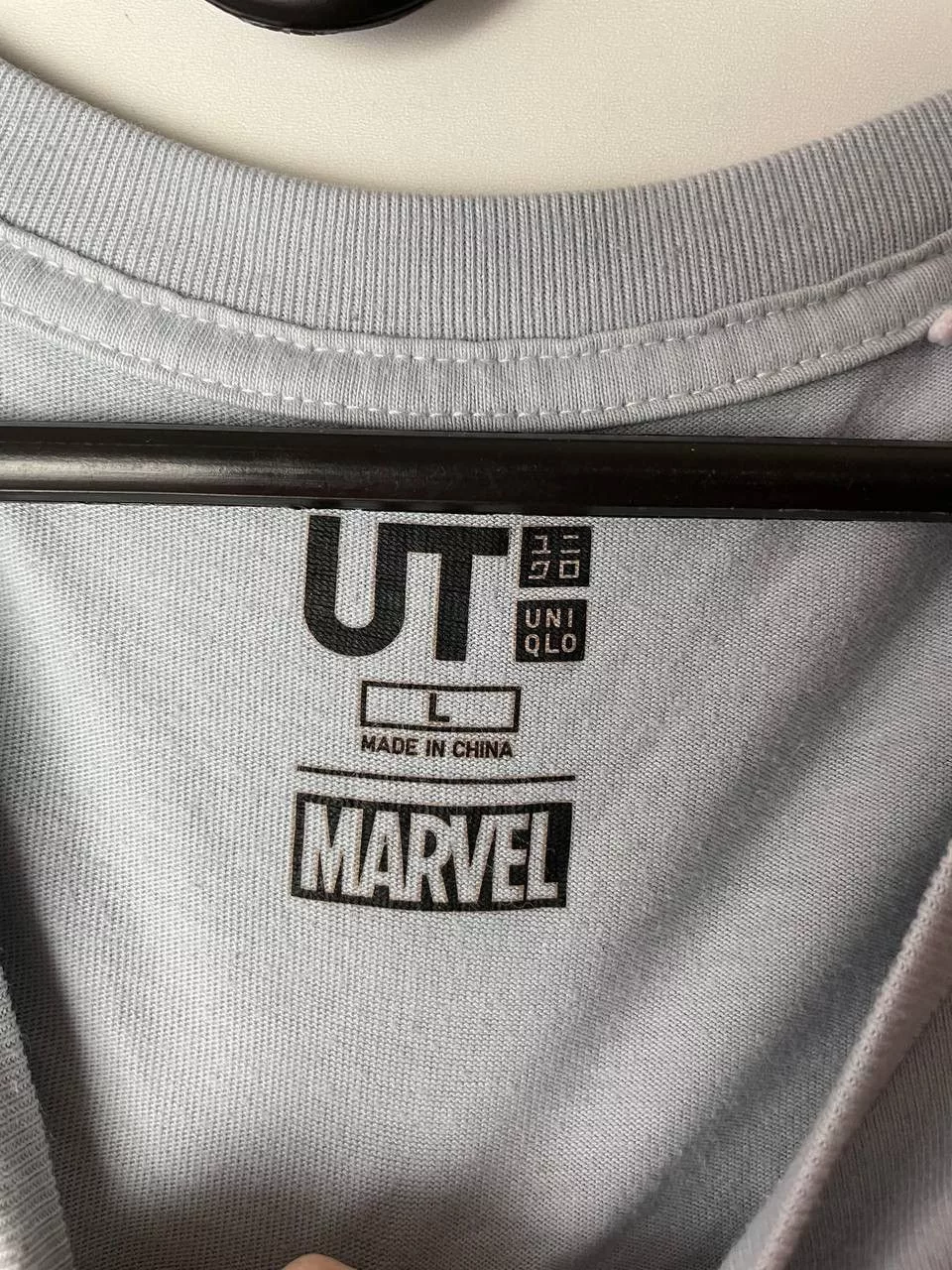 Marvel Comics Short Sleeve T Shirts Marvel Comics × Vintage Spider Man Marvel Comics Uniqlo t-shirts size L Blue