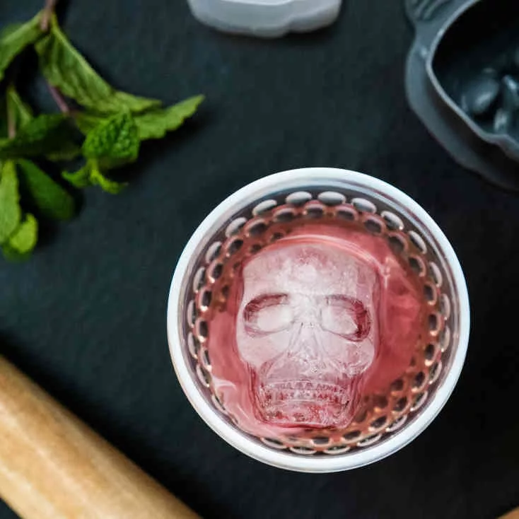 Skull Ice Molds 2/set