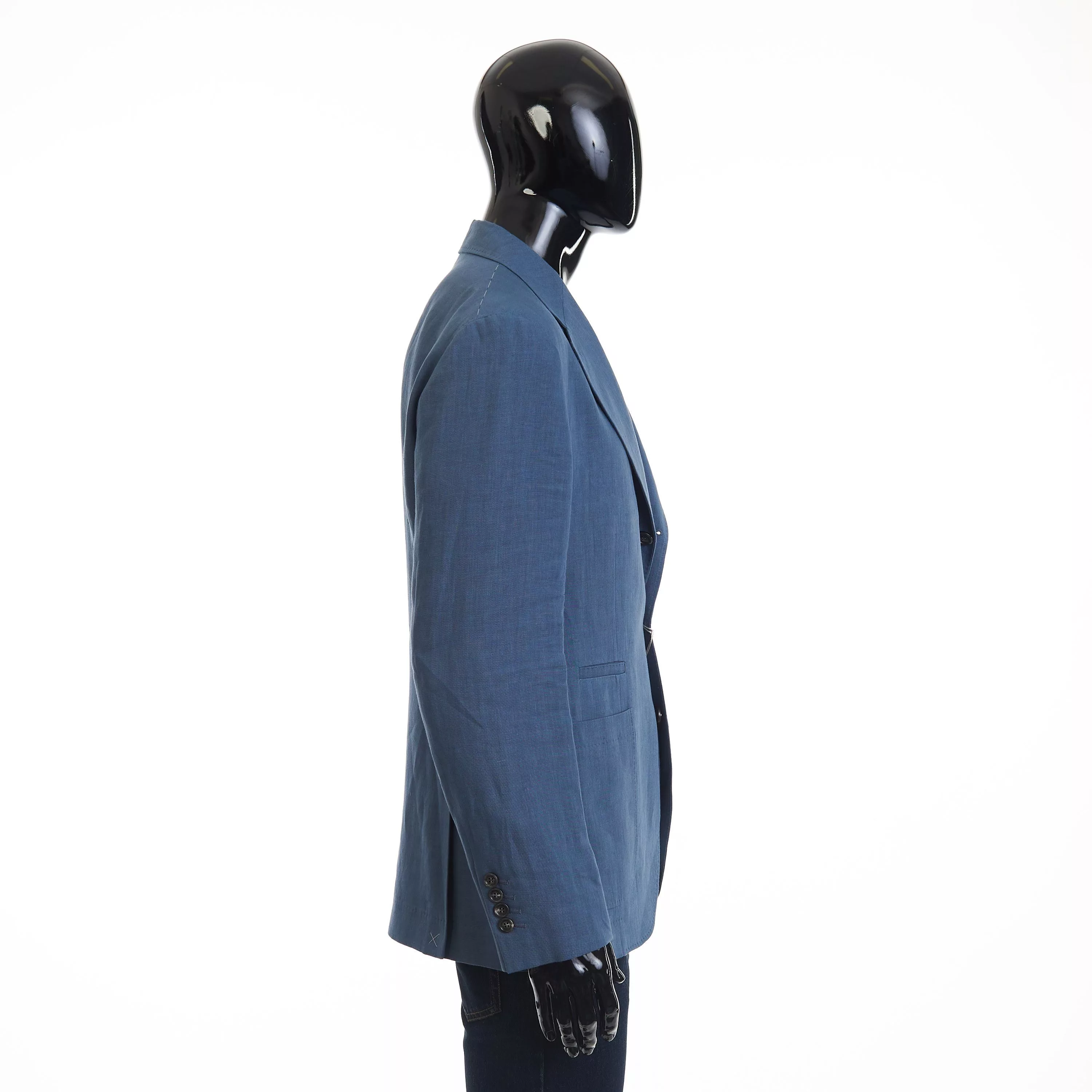 Brunello Cucinelli Blazers Brunello Cucinelli Deconstructed Blazer Jacket - Patch Pockets Blue