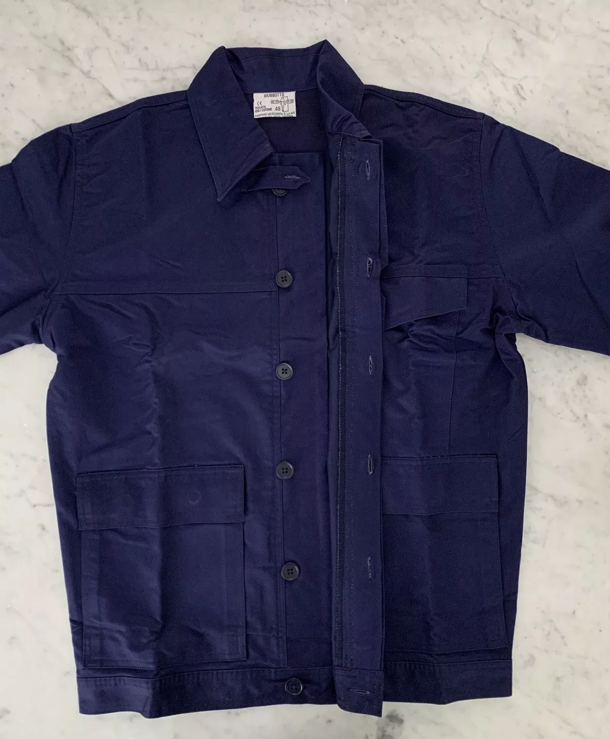 Italia Independent Heavy Coats Italia Independent Heavy Duty Cotton Jacket Blue
