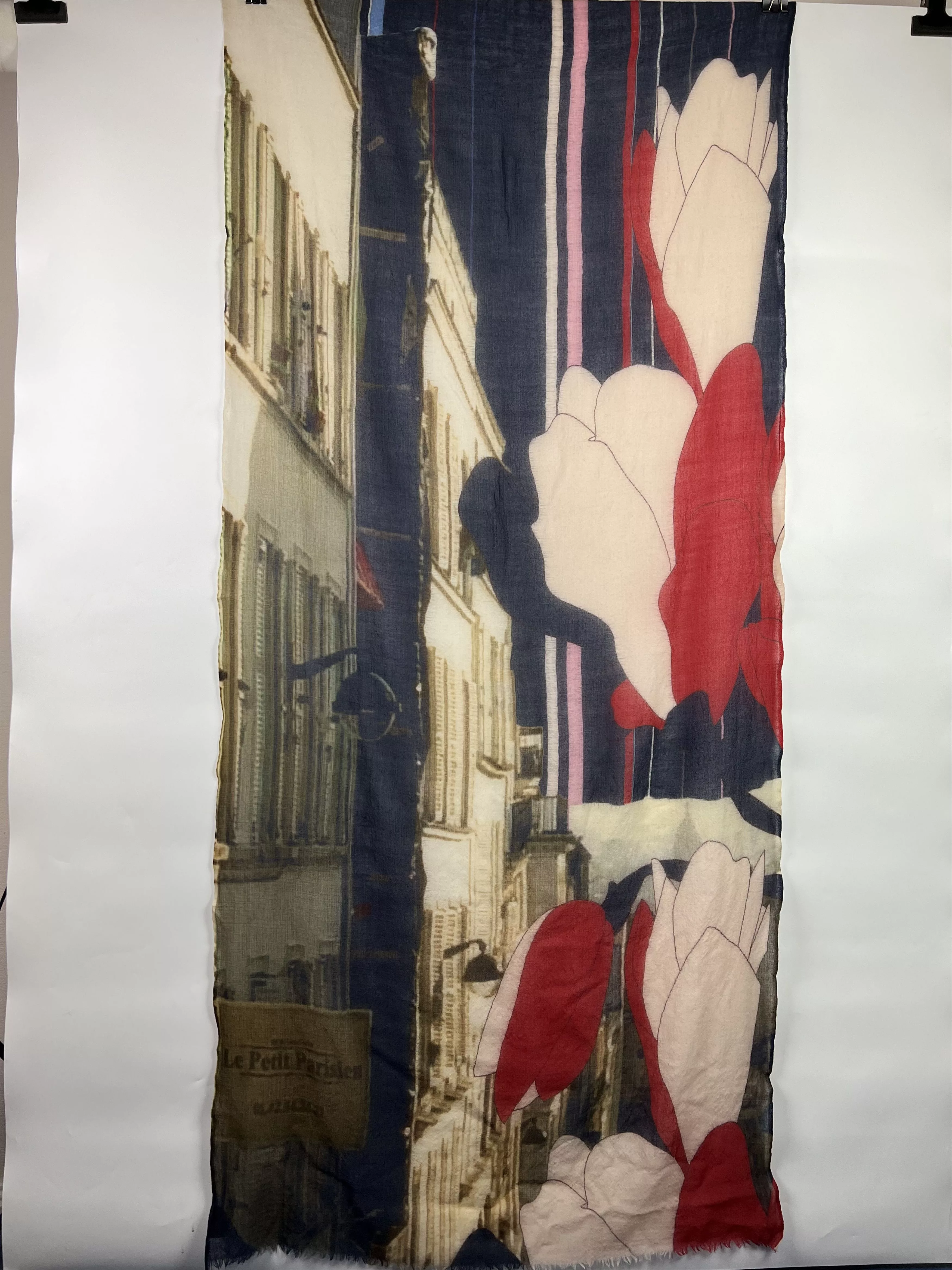 Becksondergaard Scarves Becksondergaard Beck Sondergaard Multicolor 100% Wool Scarf 220x95 Vintage