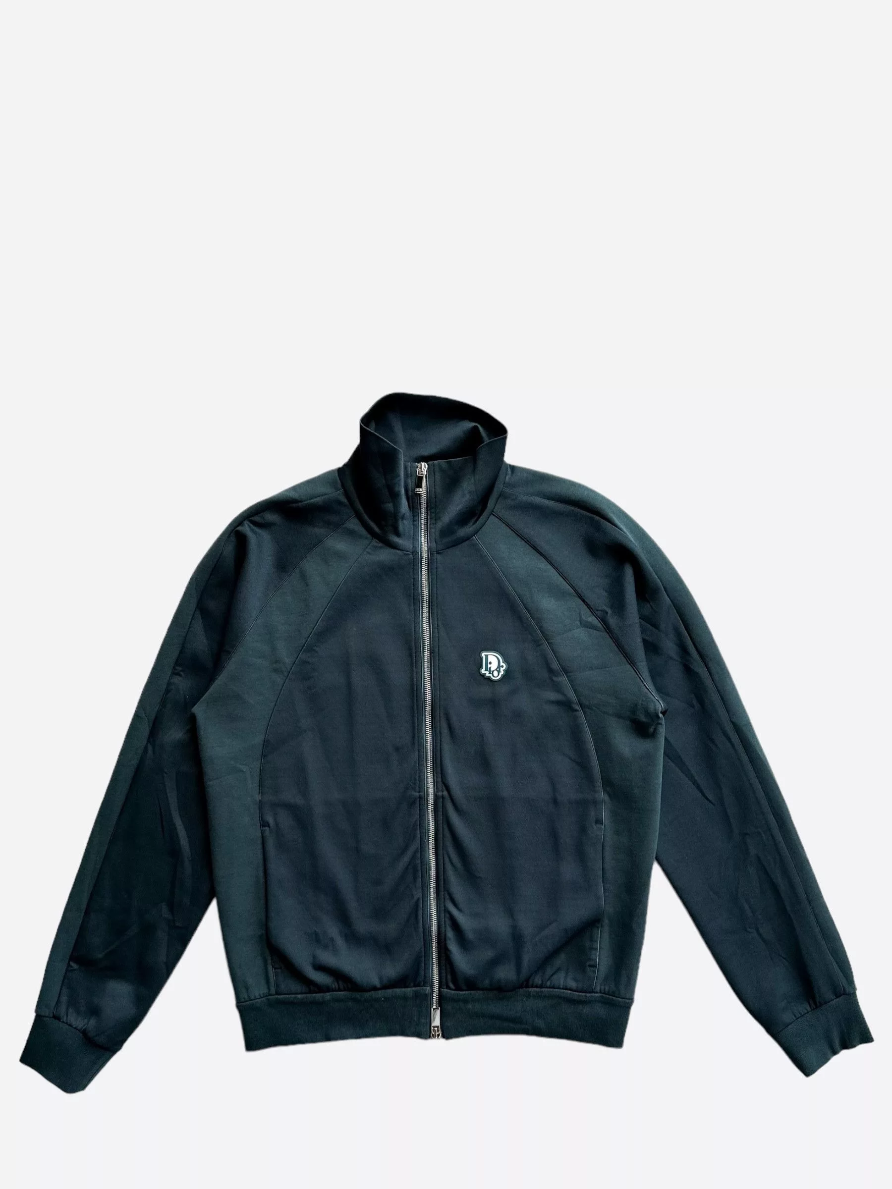 Dior Light Jackets Dior Green Mini Logo Track Jacket