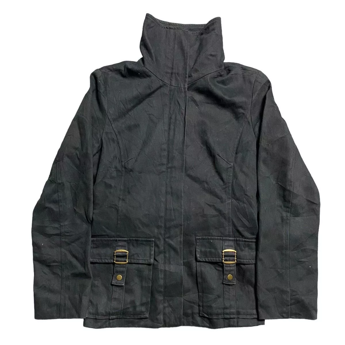 If Six Was Nine Jackets If Six Was Nine × Japanese Brand × Seditionaries C.D.S basic buckle punk style jacket Black