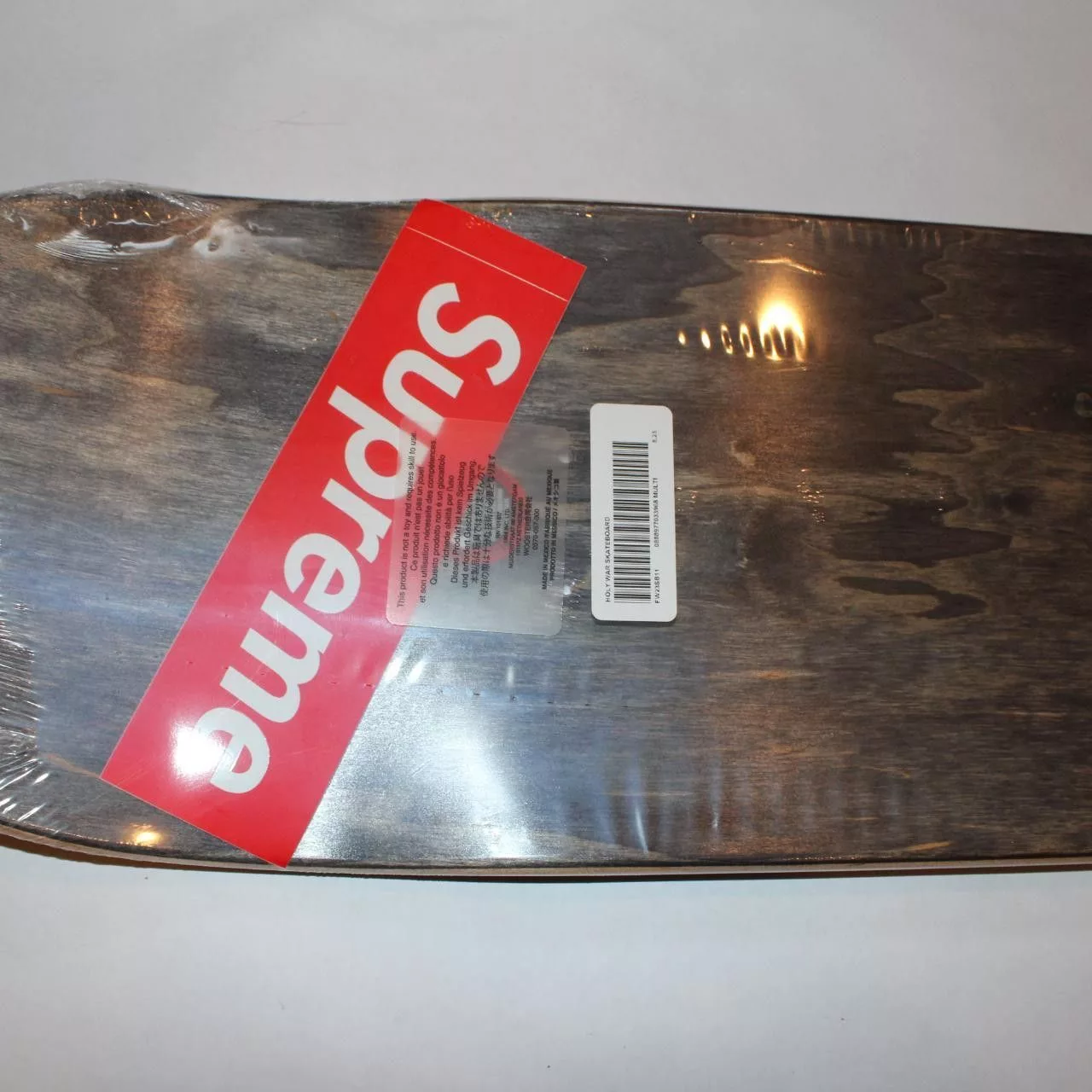 Supreme Supreme Supreme Holy War Skateboard Deck Black