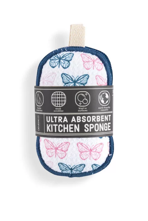 Absorbent Sponges Butterflies S/2