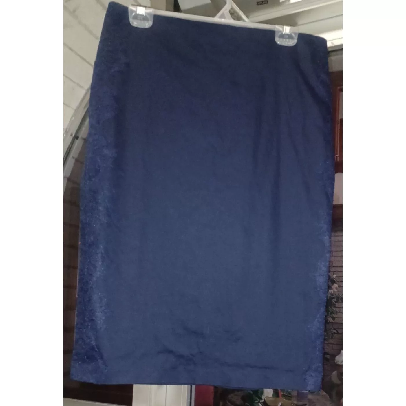 Other Midi Skirts Other New York & Company Women's Skirt SZ 12 Navy Blue with Lace Streetwear