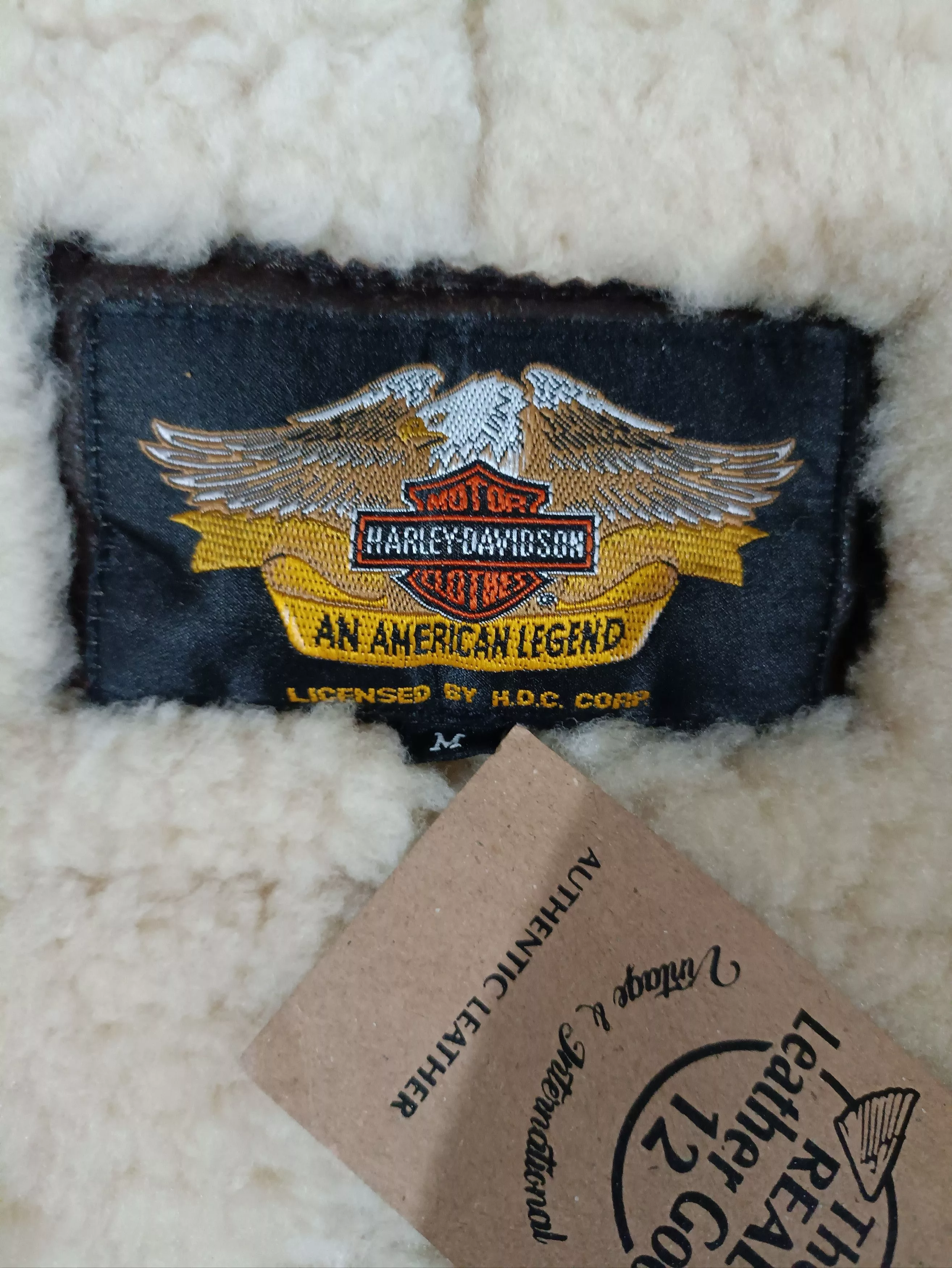 Harley Davidson Leather Jackets HARLEY DAVIDSON TYPE B3 FLIGHT SHEEPSKIN FLIGHT JACKET Brown