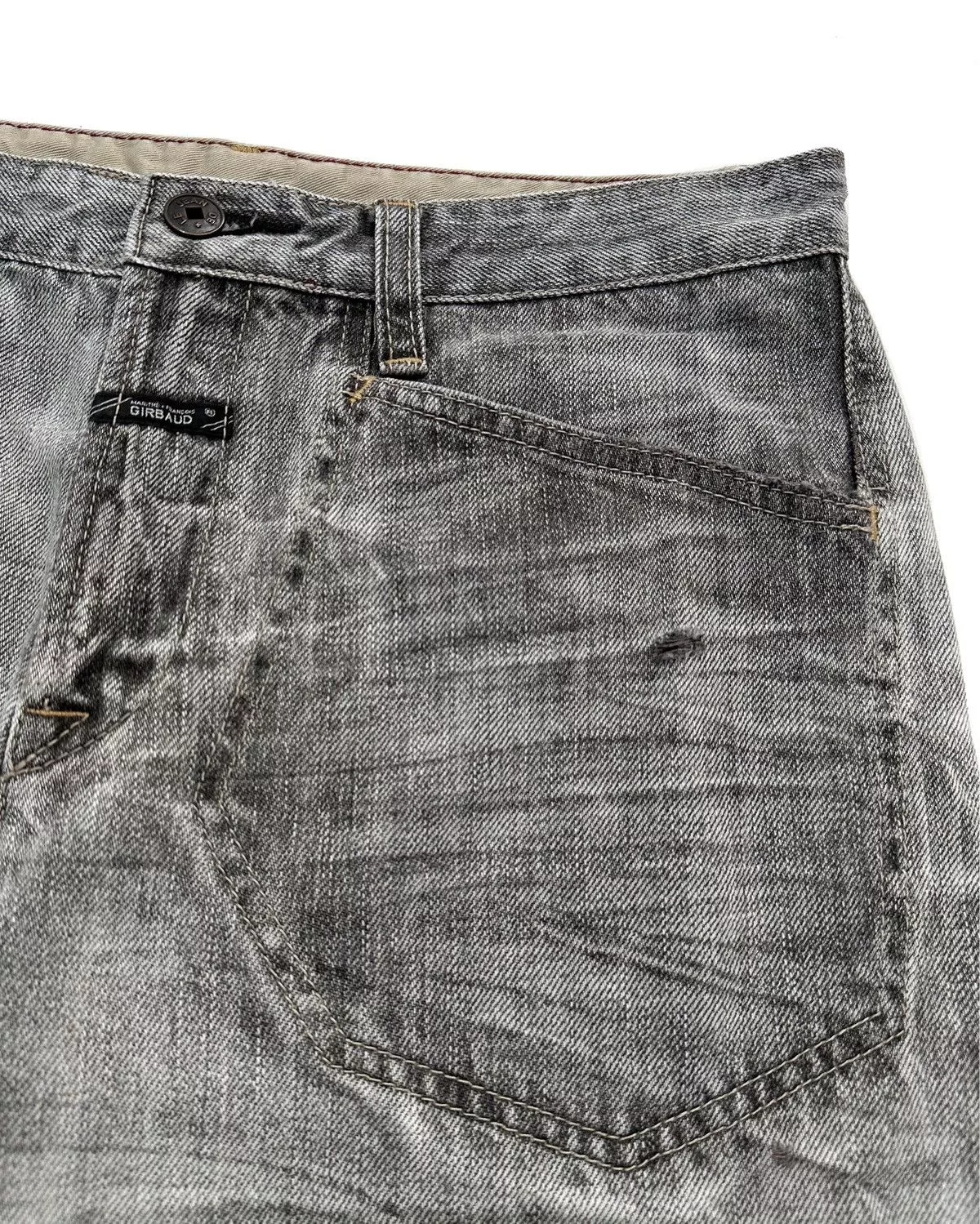 Marithe + Francois Girbaud Denim Marithe + Francois Girbaud × Vintage Marithe Francois Girbaud Biker Denim Jeans Gray