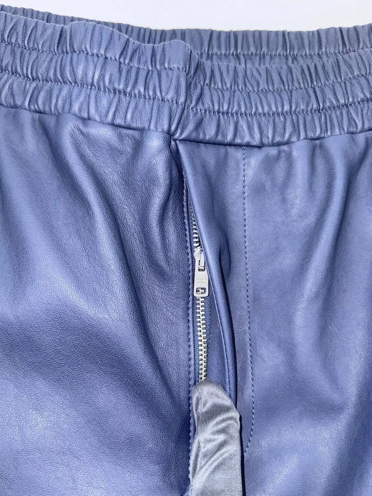 Prada Shorts PRADA LEATHER SHORTS Blue