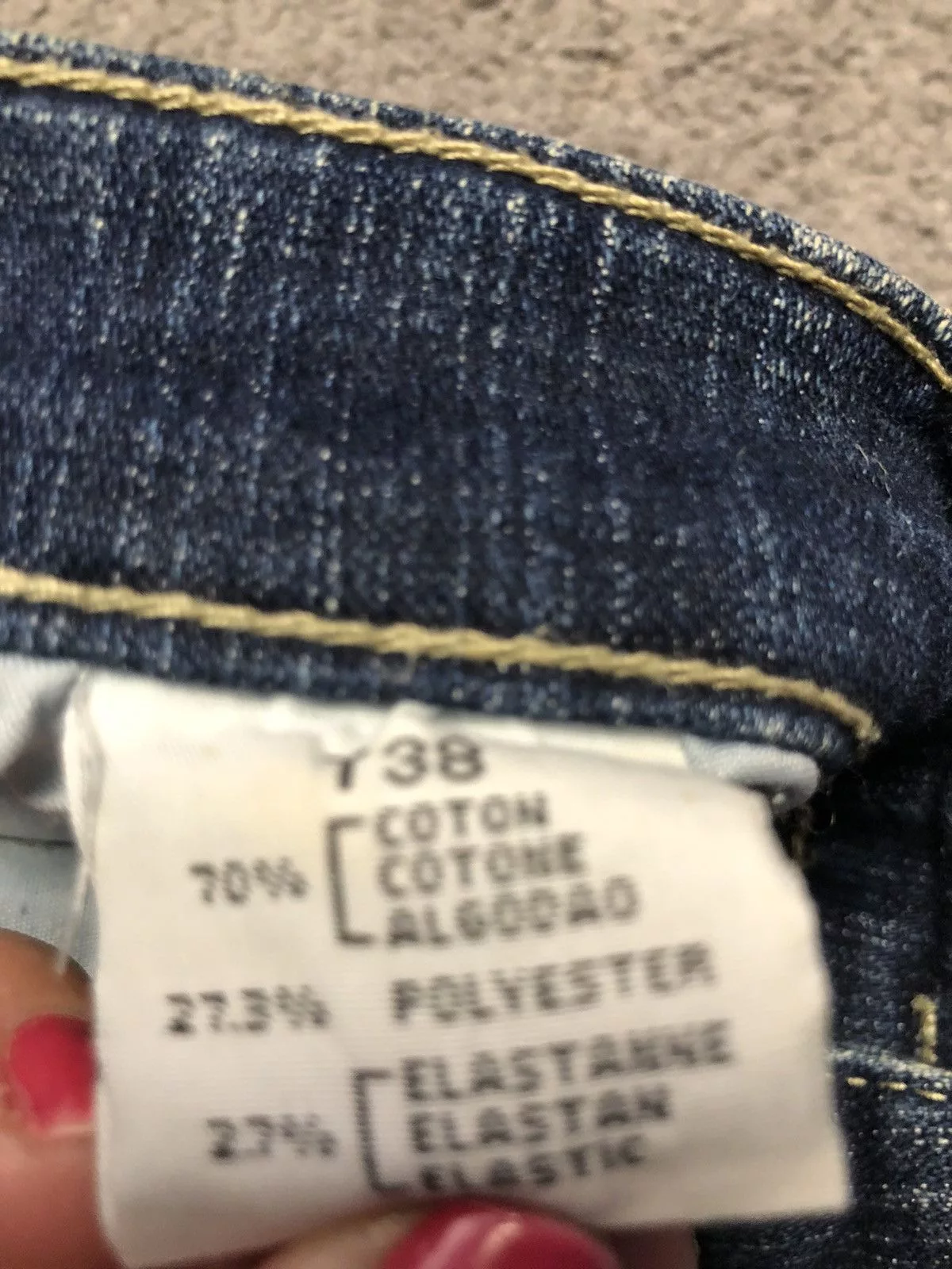 Vintage Jeans vintage y2k embroidery rave flared denim jeans Blue