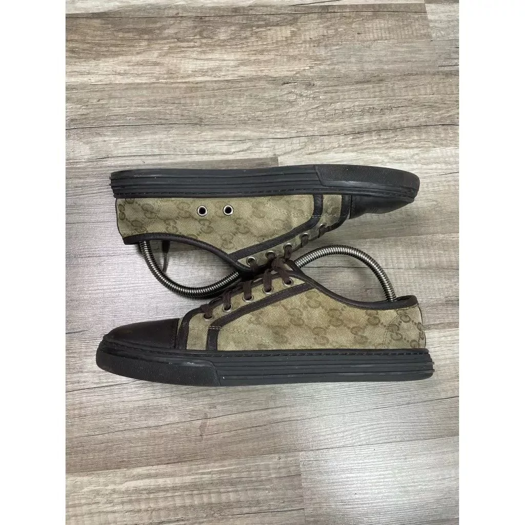 Gucci Boots Gucci monogram low trainers Size: 39 Beige